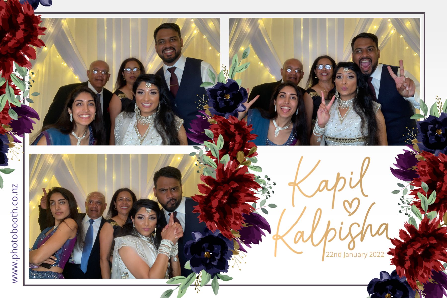 Kapil & Kalpisha's Wedding | View more photos from the event at gallery.photobooth.co.nz/u/SelfieCentral/Kapil-Kalpishas-Wedding