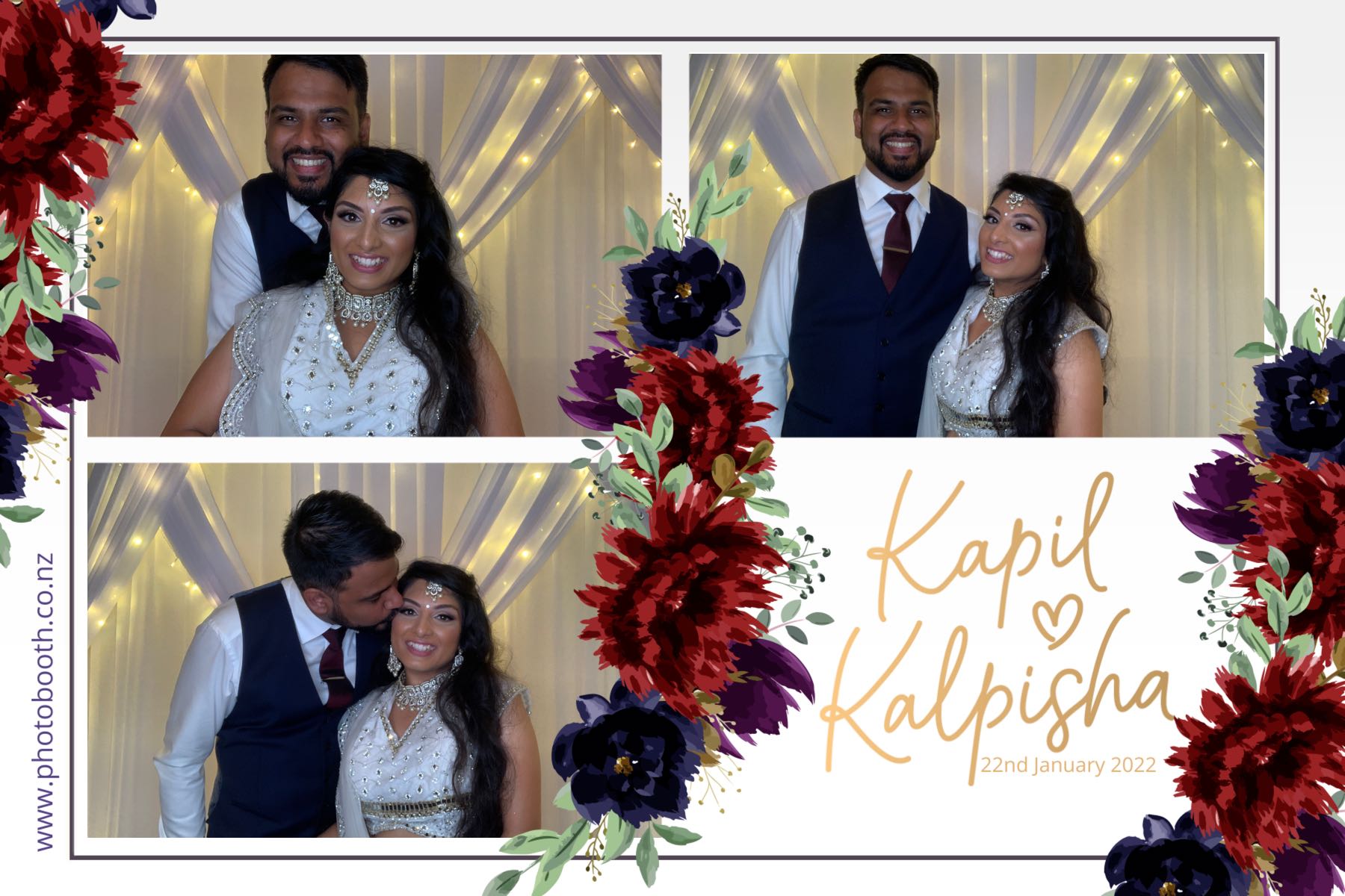 Kapil & Kalpisha's Wedding | View more photos from the event at gallery.photobooth.co.nz/u/SelfieCentral/Kapil-Kalpishas-Wedding