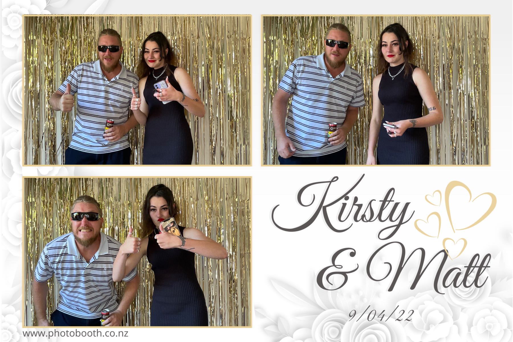 Kirsty & Matt's Wedding | View more photos from the event at gallery.photobooth.co.nz/u/SelfieCentral/Kirsty-Matts-Wedding