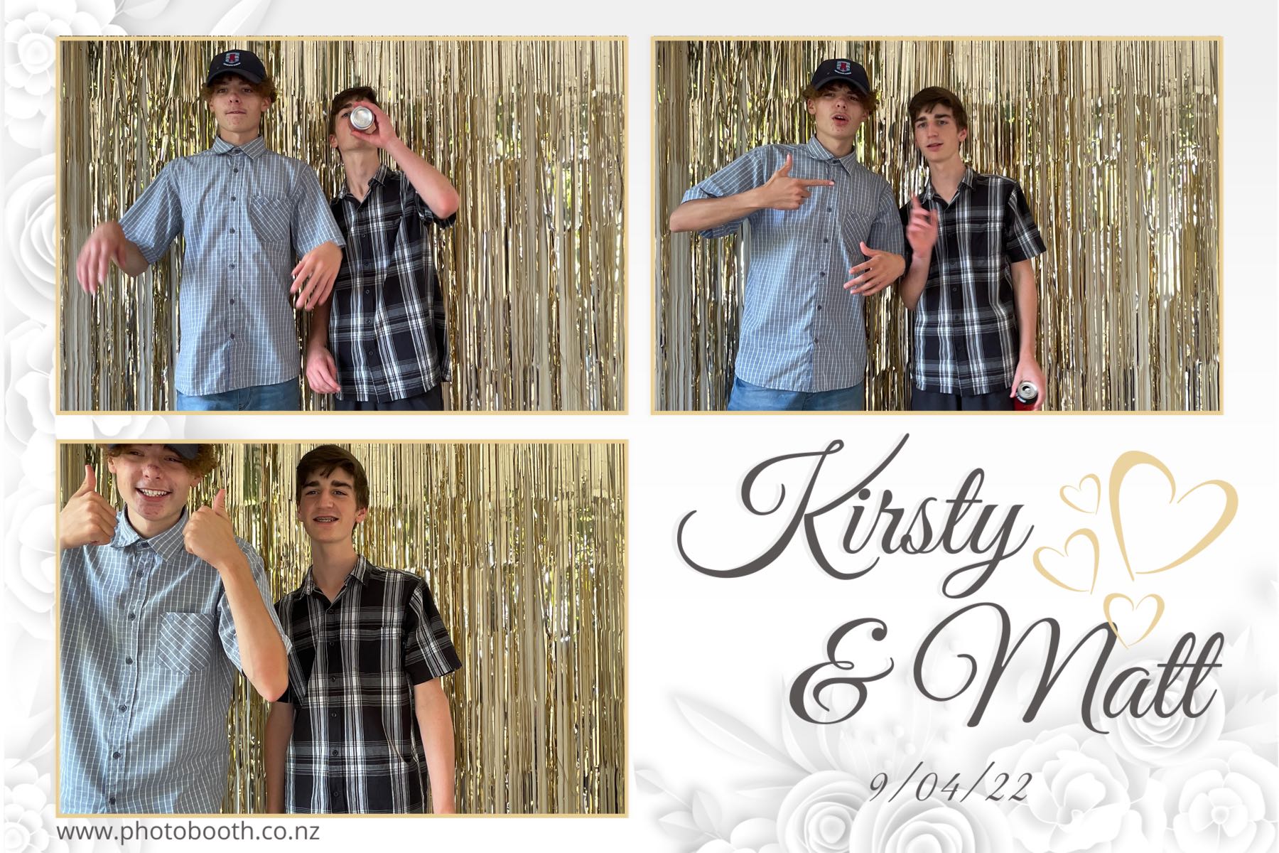 Kirsty & Matt's Wedding | View more photos from the event at gallery.photobooth.co.nz/u/SelfieCentral/Kirsty-Matts-Wedding