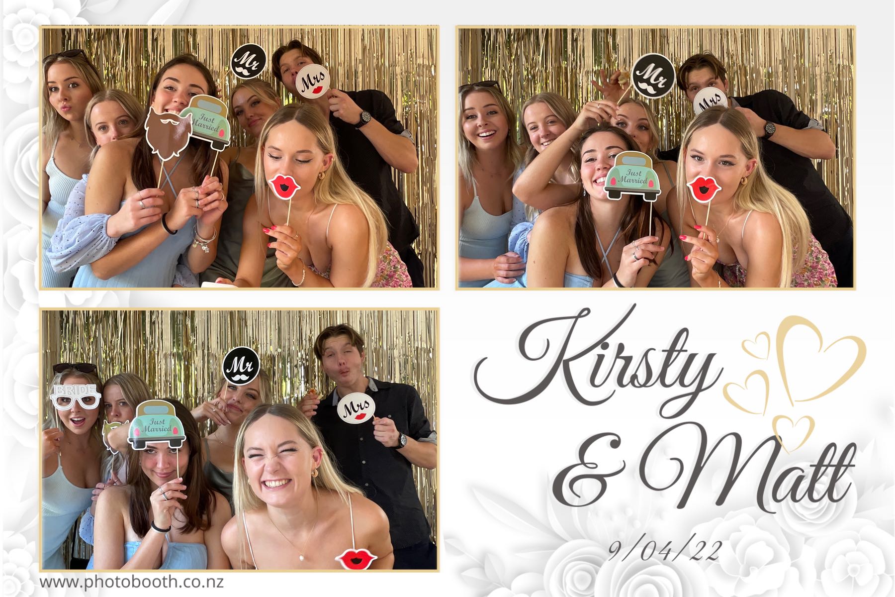Kirsty & Matt's Wedding | View more photos from the event at gallery.photobooth.co.nz/u/SelfieCentral/Kirsty-Matts-Wedding