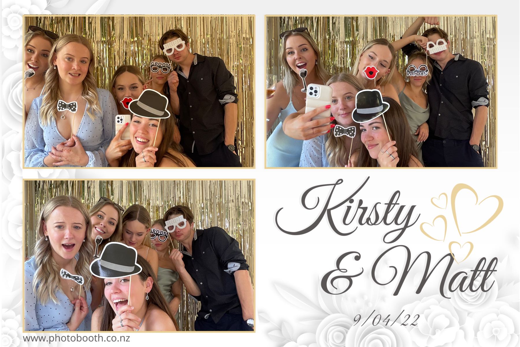 Kirsty & Matt's Wedding | View more photos from the event at gallery.photobooth.co.nz/u/SelfieCentral/Kirsty-Matts-Wedding