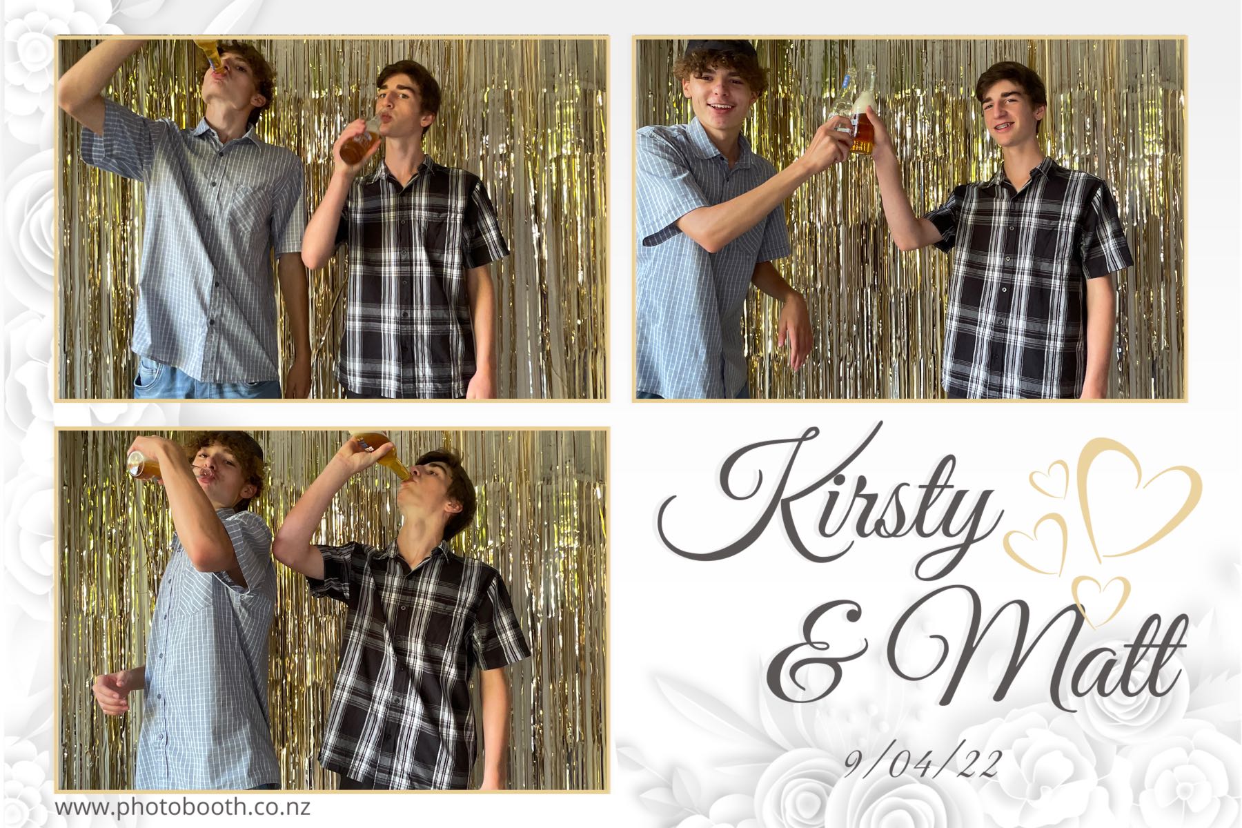 Kirsty & Matt's Wedding | View more photos from the event at gallery.photobooth.co.nz/u/SelfieCentral/Kirsty-Matts-Wedding