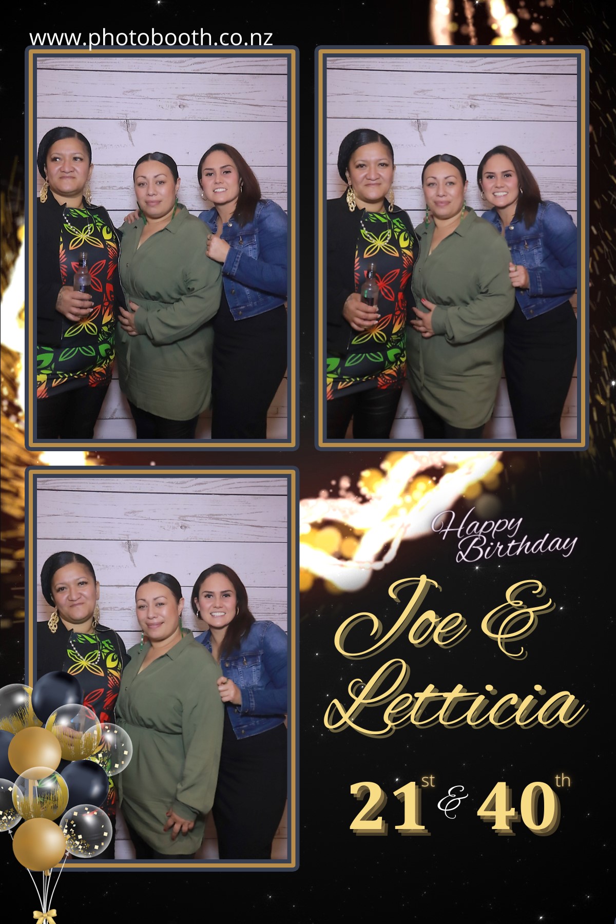 Letticia's 40th & Joe's 21st | View more photos from the event at gallery.photobooth.co.nz/u/SelfieCentral/Letticias-40th-Joes-21st