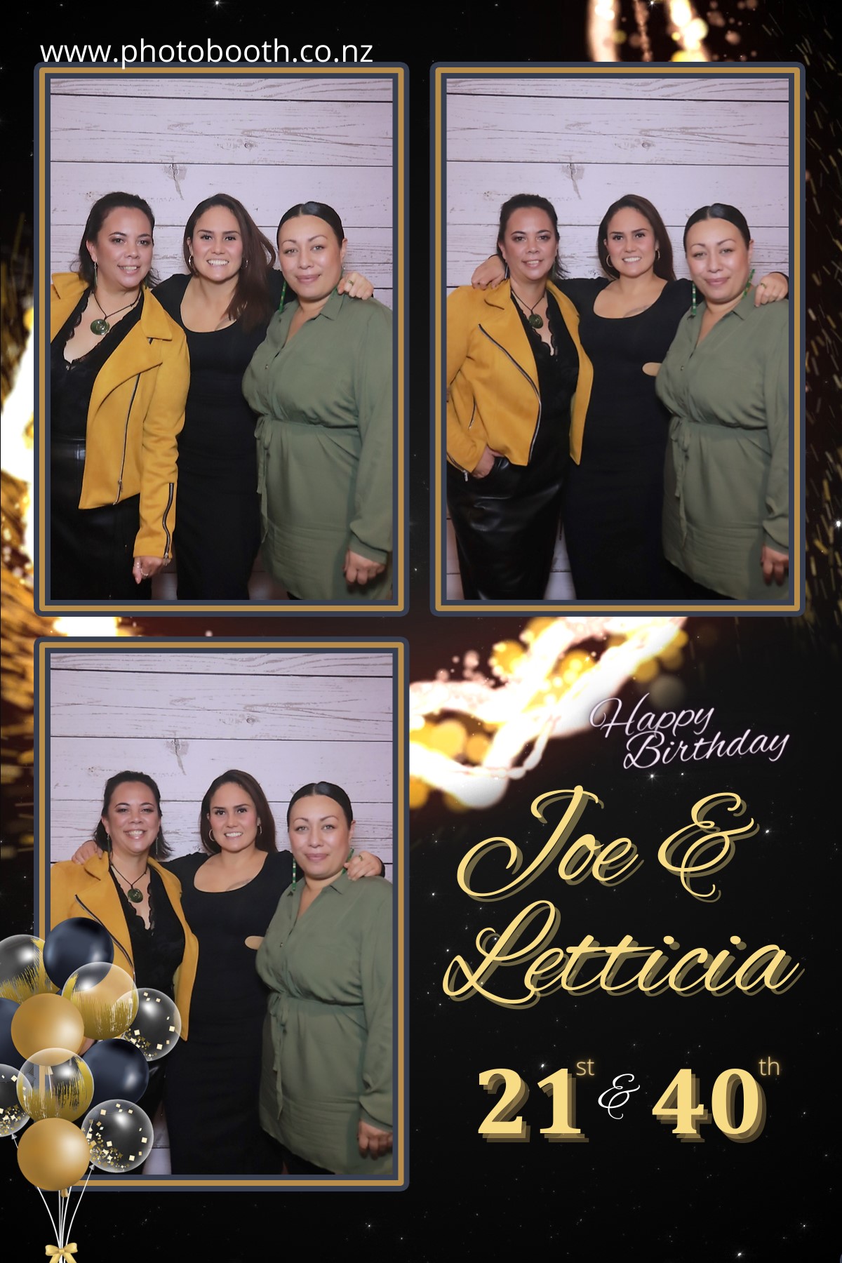 Letticia's 40th & Joe's 21st | View more photos from the event at gallery.photobooth.co.nz/u/SelfieCentral/Letticias-40th-Joes-21st