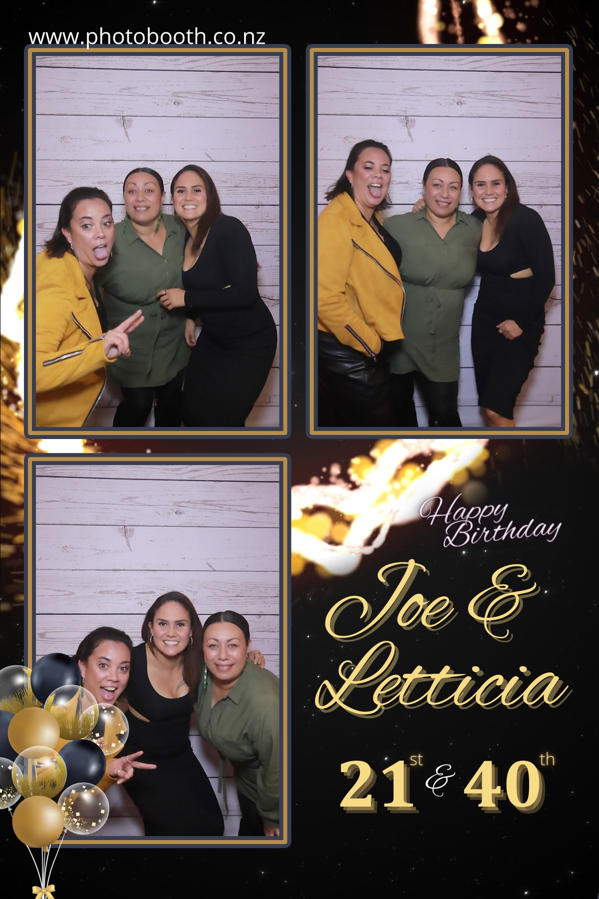 Letticia's 40th & Joe's 21st | View more photos from the event at gallery.photobooth.co.nz/u/SelfieCentral/Letticias-40th-Joes-21st