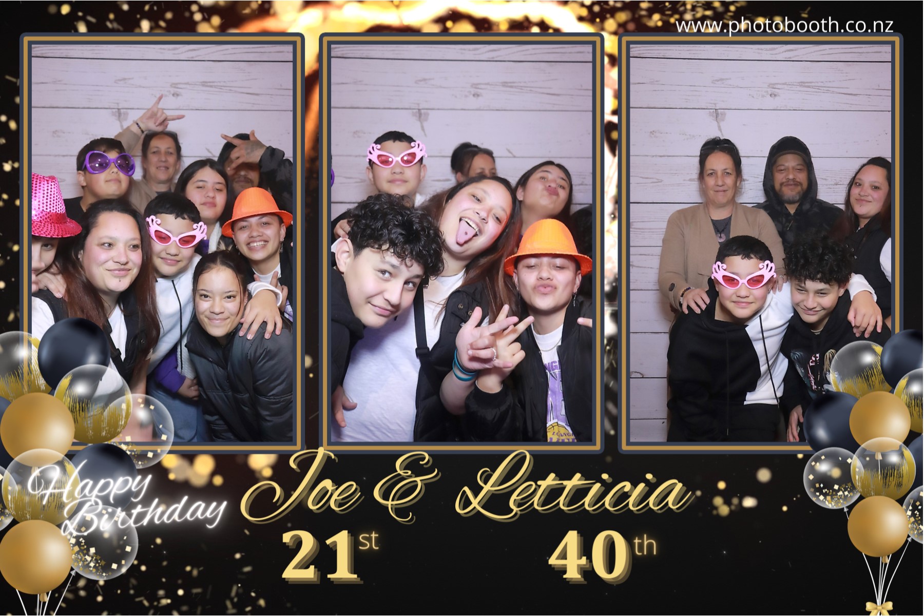 Letticia's 40th & Joe's 21st | View more photos from the event at gallery.photobooth.co.nz/u/SelfieCentral/Letticias-40th-Joes-21st