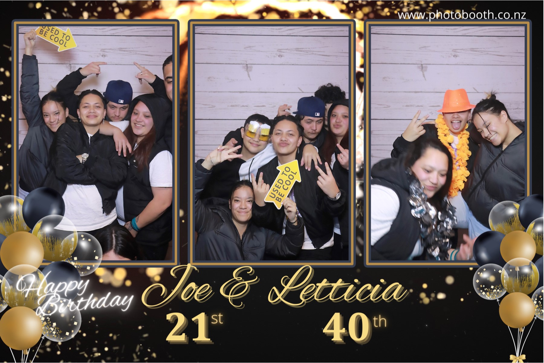 Letticia's 40th & Joe's 21st | View more photos from the event at gallery.photobooth.co.nz/u/SelfieCentral/Letticias-40th-Joes-21st