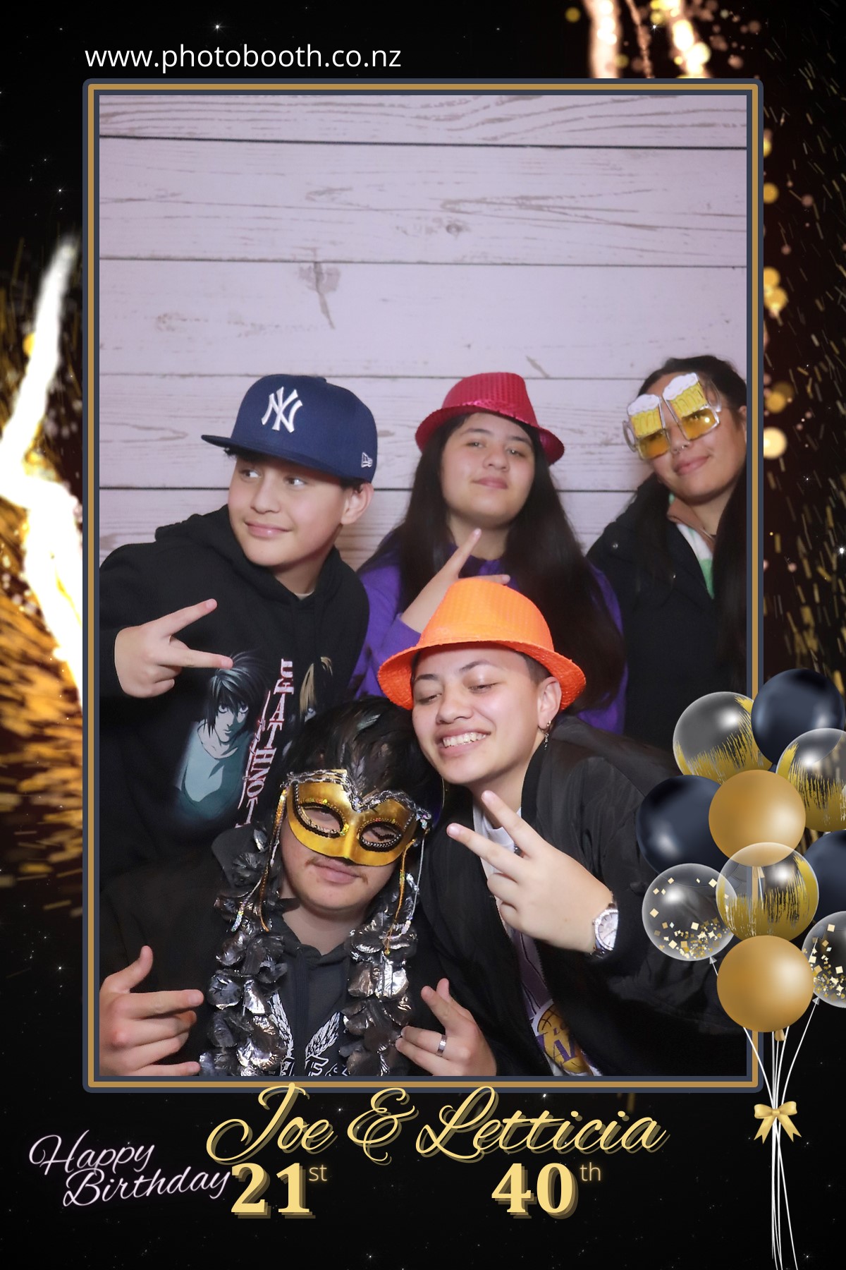 Letticia's 40th & Joe's 21st | View more photos from the event at gallery.photobooth.co.nz/u/SelfieCentral/Letticias-40th-Joes-21st