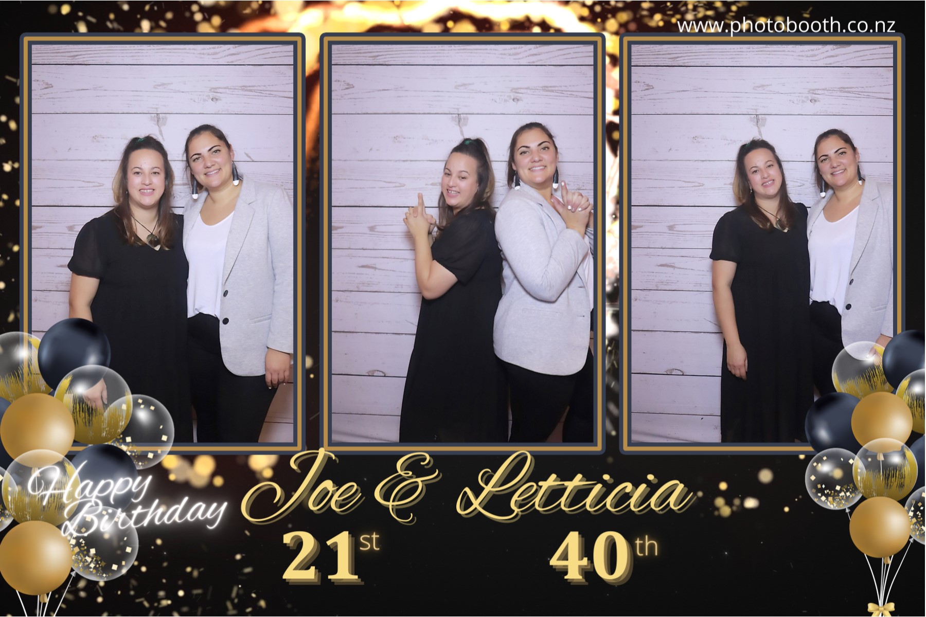 Letticia's 40th & Joe's 21st | View more photos from the event at gallery.photobooth.co.nz/u/SelfieCentral/Letticias-40th-Joes-21st