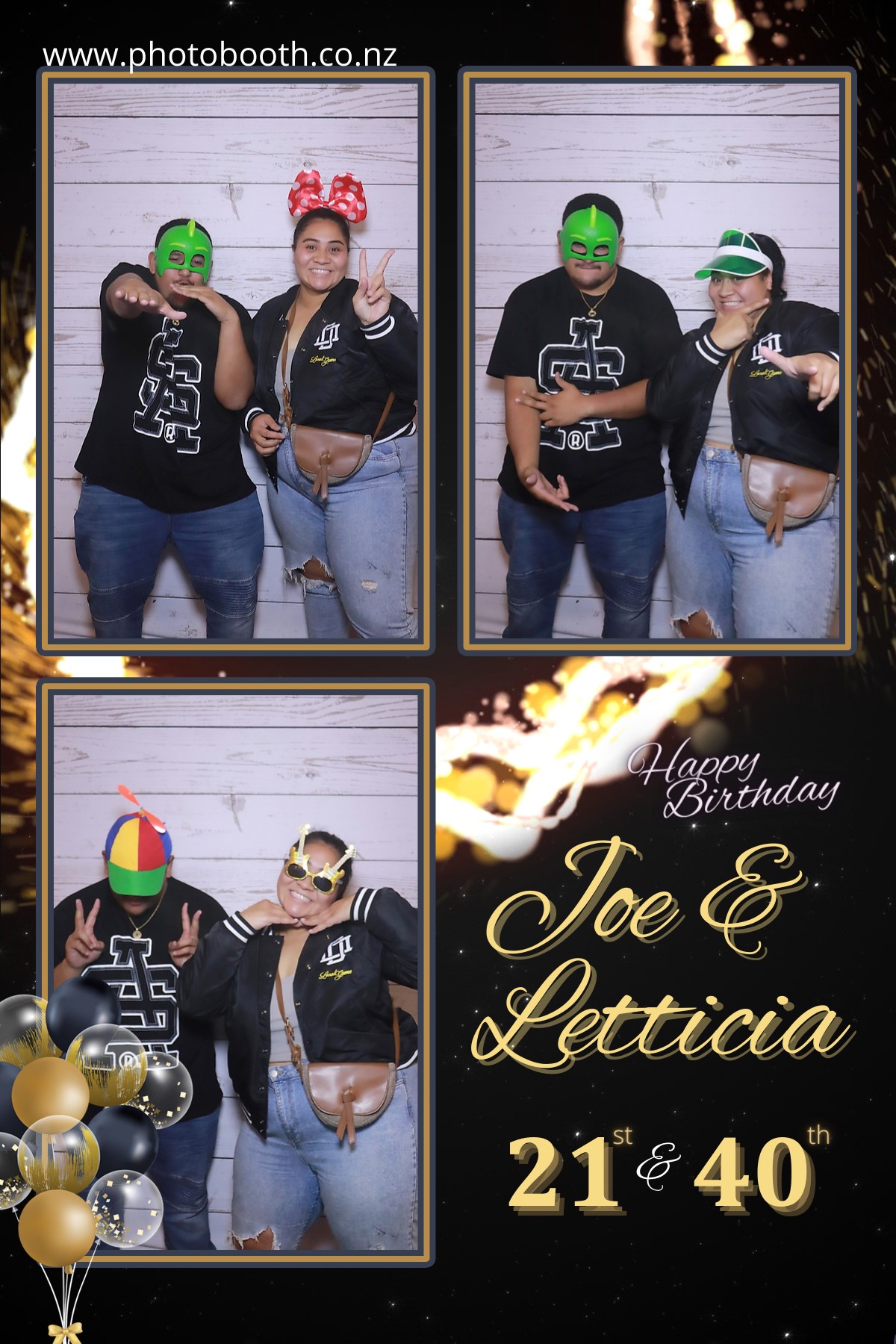 Letticia's 40th & Joe's 21st | View more photos from the event at gallery.photobooth.co.nz/u/SelfieCentral/Letticias-40th-Joes-21st