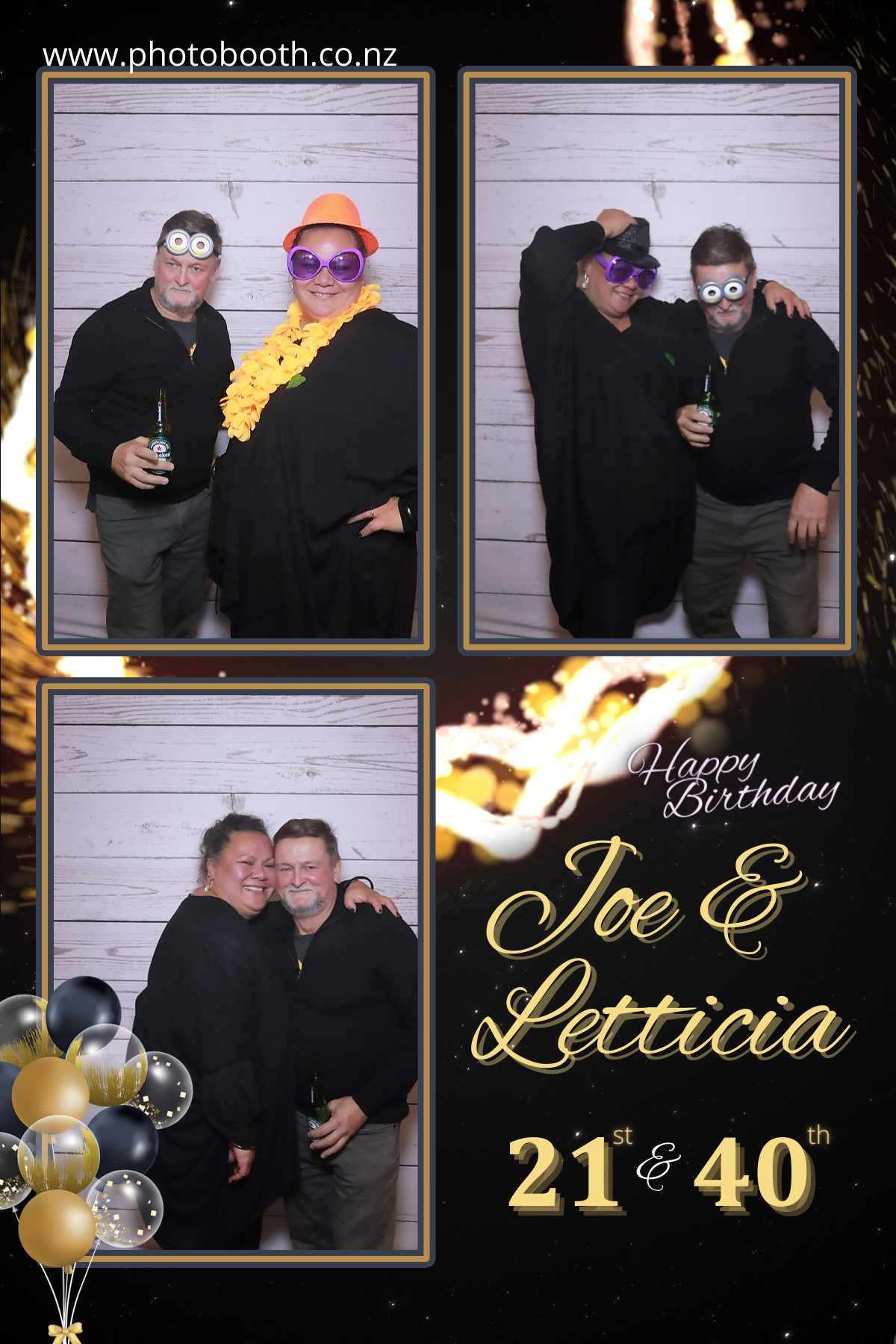 Letticia's 40th & Joe's 21st | View more photos from the event at gallery.photobooth.co.nz/u/SelfieCentral/Letticias-40th-Joes-21st