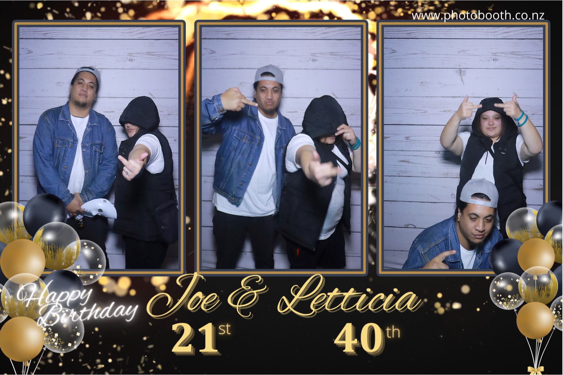 Letticia's 40th & Joe's 21st | View more photos from the event at gallery.photobooth.co.nz/u/SelfieCentral/Letticias-40th-Joes-21st