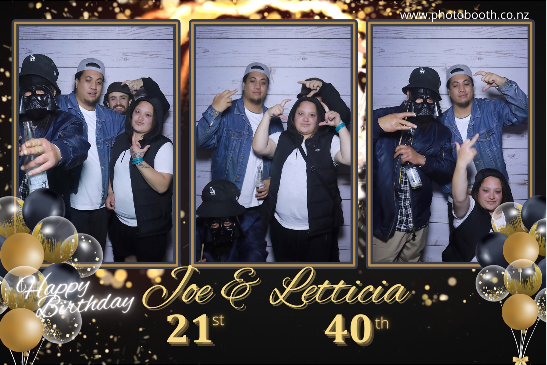Letticia's 40th & Joe's 21st | View more photos from the event at gallery.photobooth.co.nz/u/SelfieCentral/Letticias-40th-Joes-21st