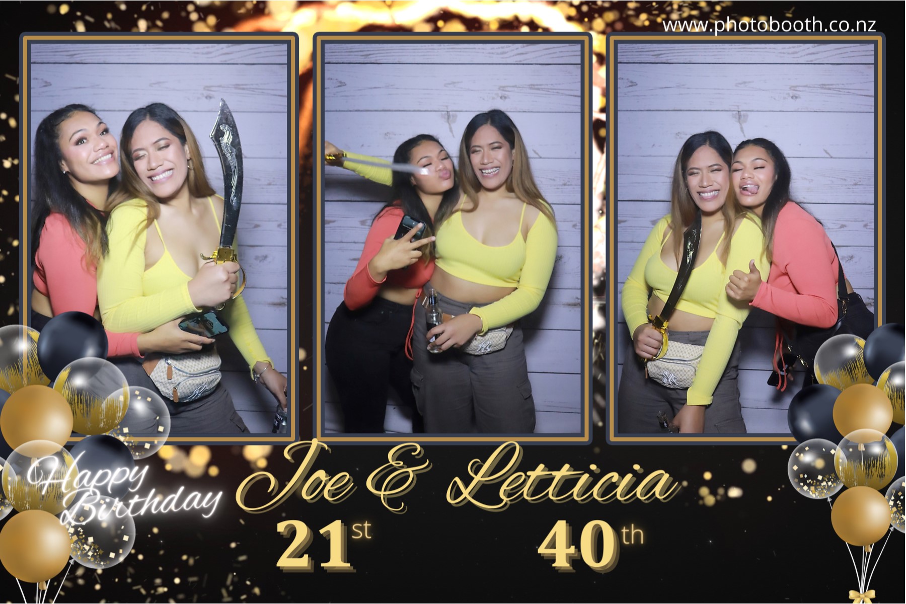 Letticia's 40th & Joe's 21st | View more photos from the event at gallery.photobooth.co.nz/u/SelfieCentral/Letticias-40th-Joes-21st
