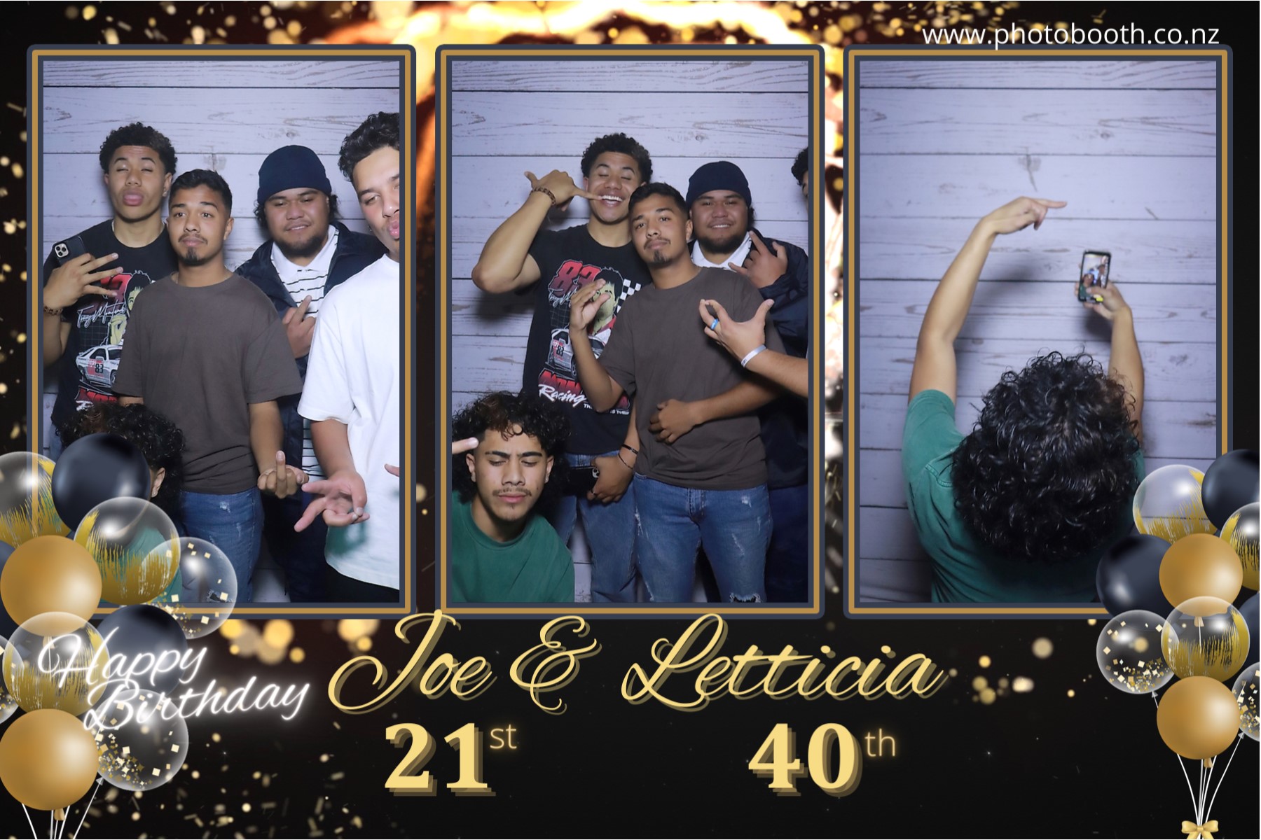 Letticia's 40th & Joe's 21st | View more photos from the event at gallery.photobooth.co.nz/u/SelfieCentral/Letticias-40th-Joes-21st