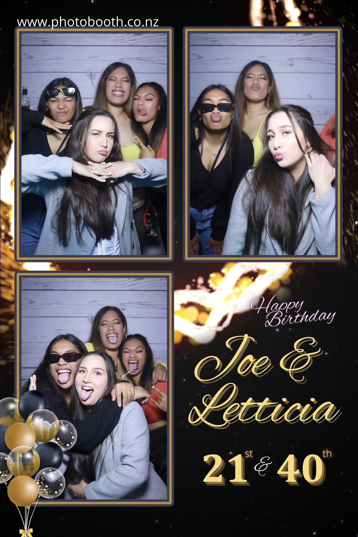 Letticia's 40th & Joe's 21st | View more photos from the event at gallery.photobooth.co.nz/u/SelfieCentral/Letticias-40th-Joes-21st