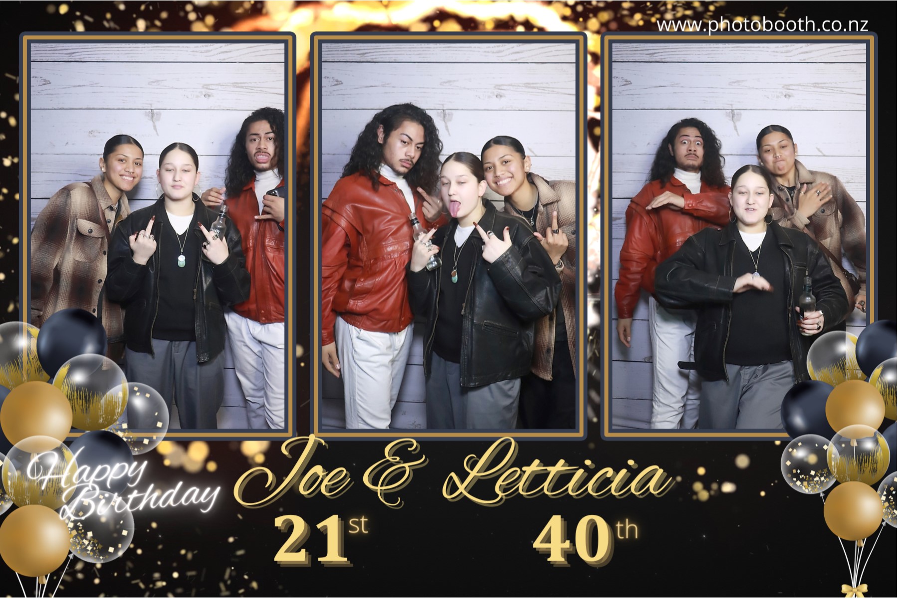Letticia's 40th & Joe's 21st | View more photos from the event at gallery.photobooth.co.nz/u/SelfieCentral/Letticias-40th-Joes-21st