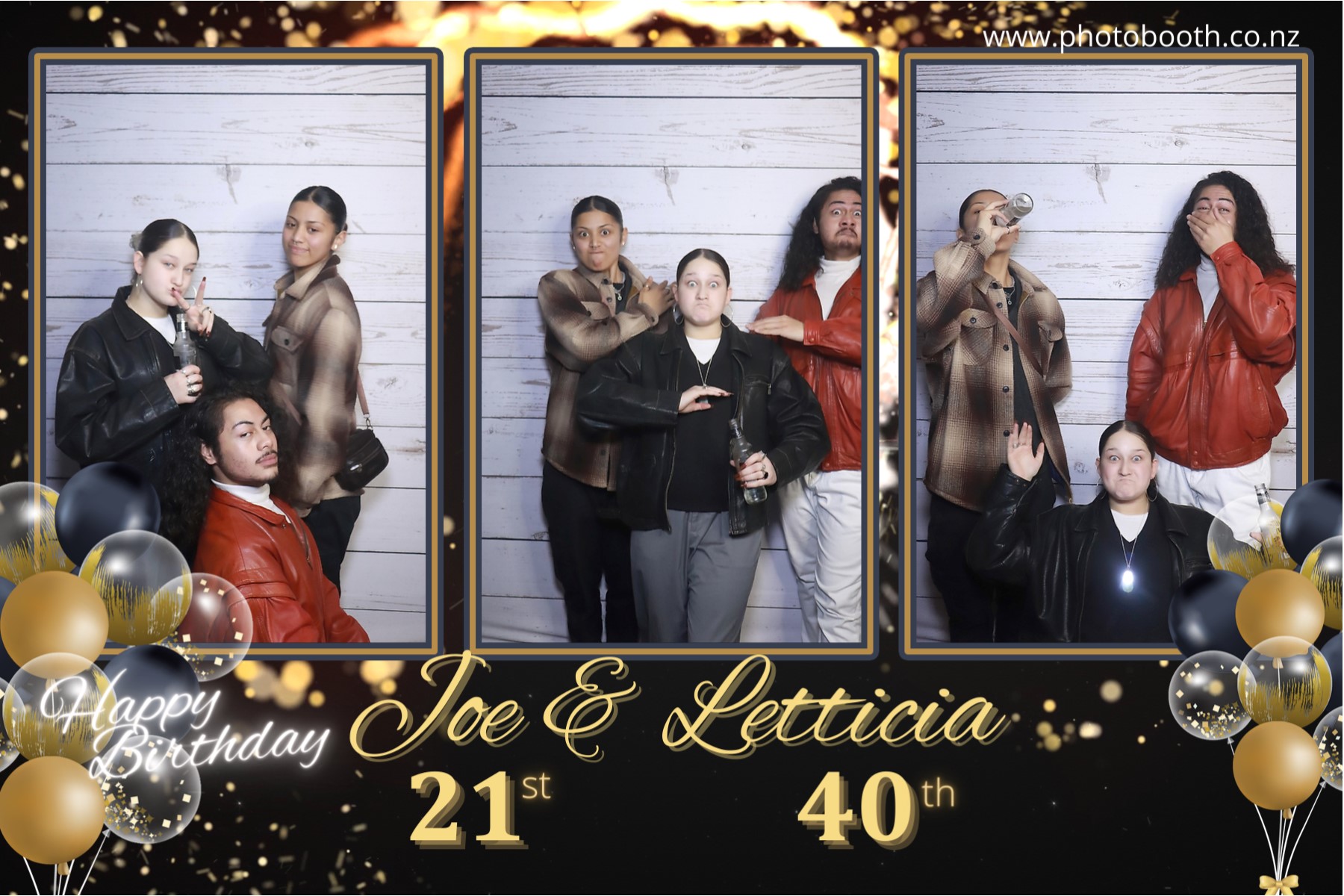 Letticia's 40th & Joe's 21st | View more photos from the event at gallery.photobooth.co.nz/u/SelfieCentral/Letticias-40th-Joes-21st