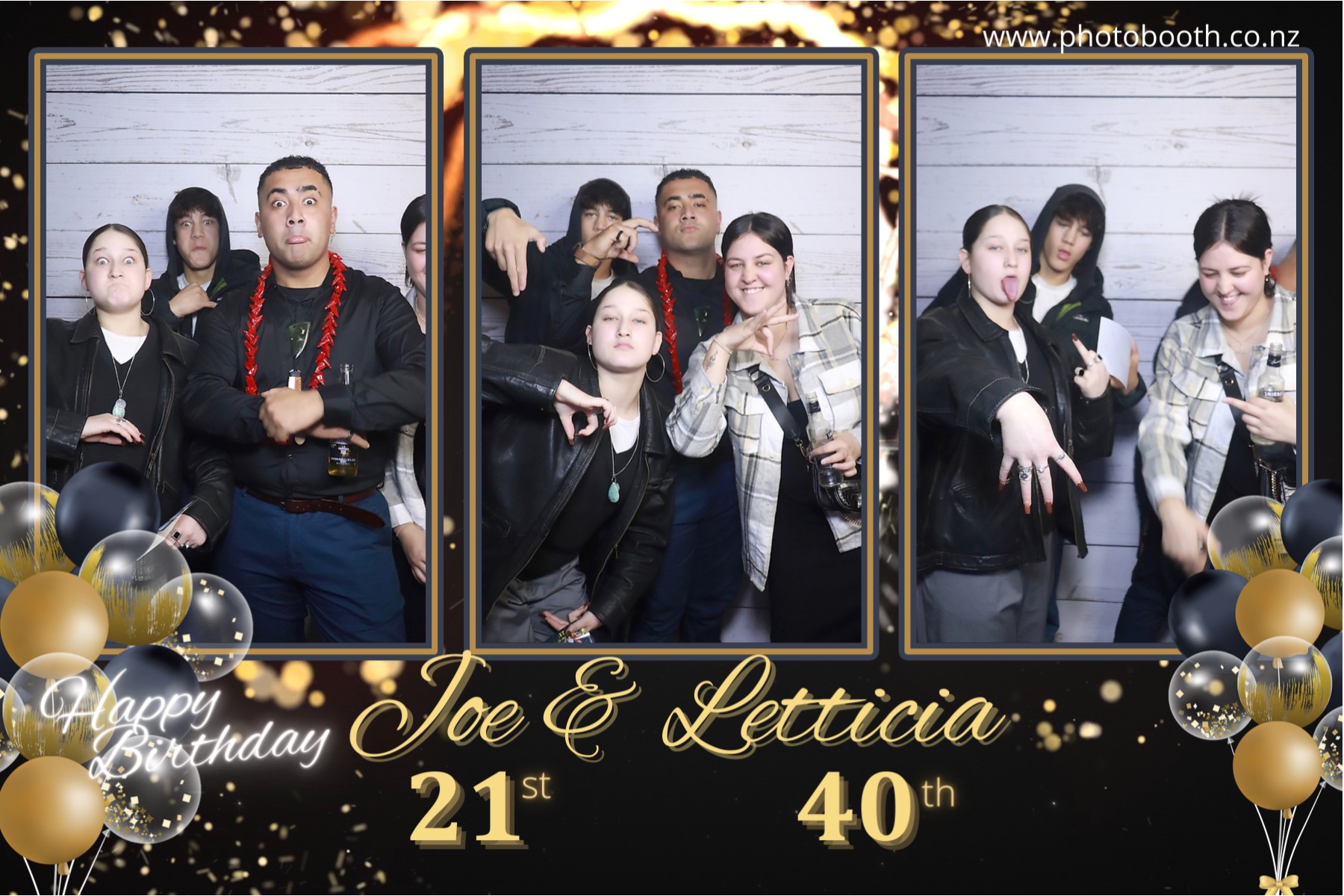 Letticia's 40th & Joe's 21st | View more photos from the event at gallery.photobooth.co.nz/u/SelfieCentral/Letticias-40th-Joes-21st