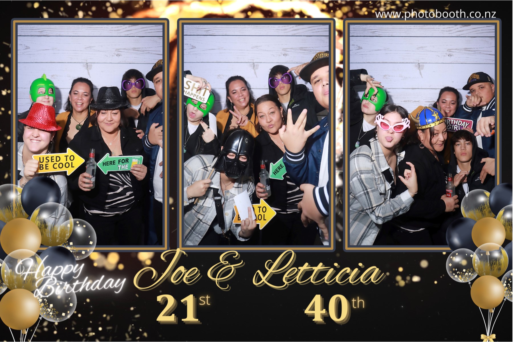 Letticia's 40th & Joe's 21st | View more photos from the event at gallery.photobooth.co.nz/u/SelfieCentral/Letticias-40th-Joes-21st