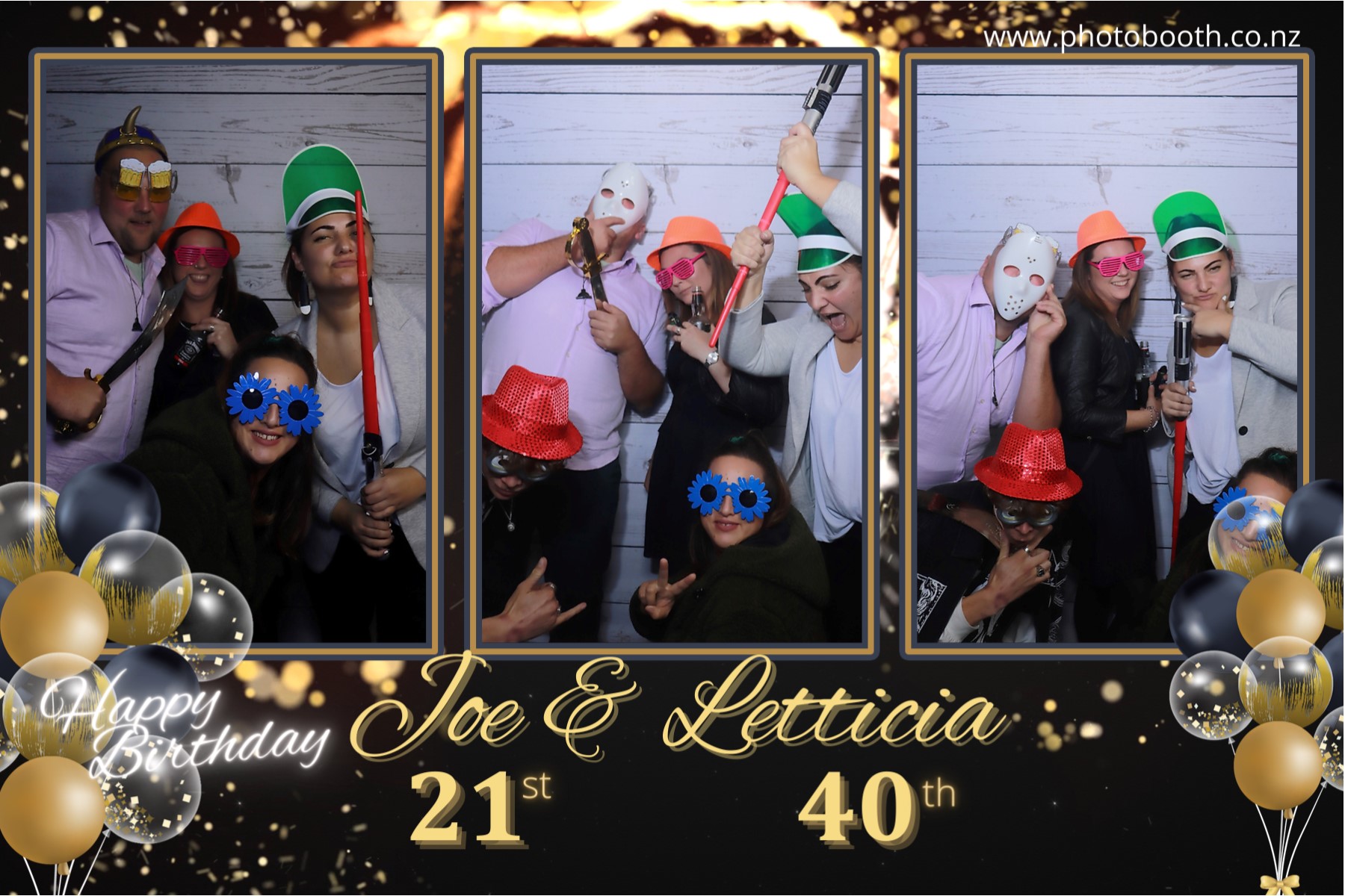 Letticia's 40th & Joe's 21st | View more photos from the event at gallery.photobooth.co.nz/u/SelfieCentral/Letticias-40th-Joes-21st