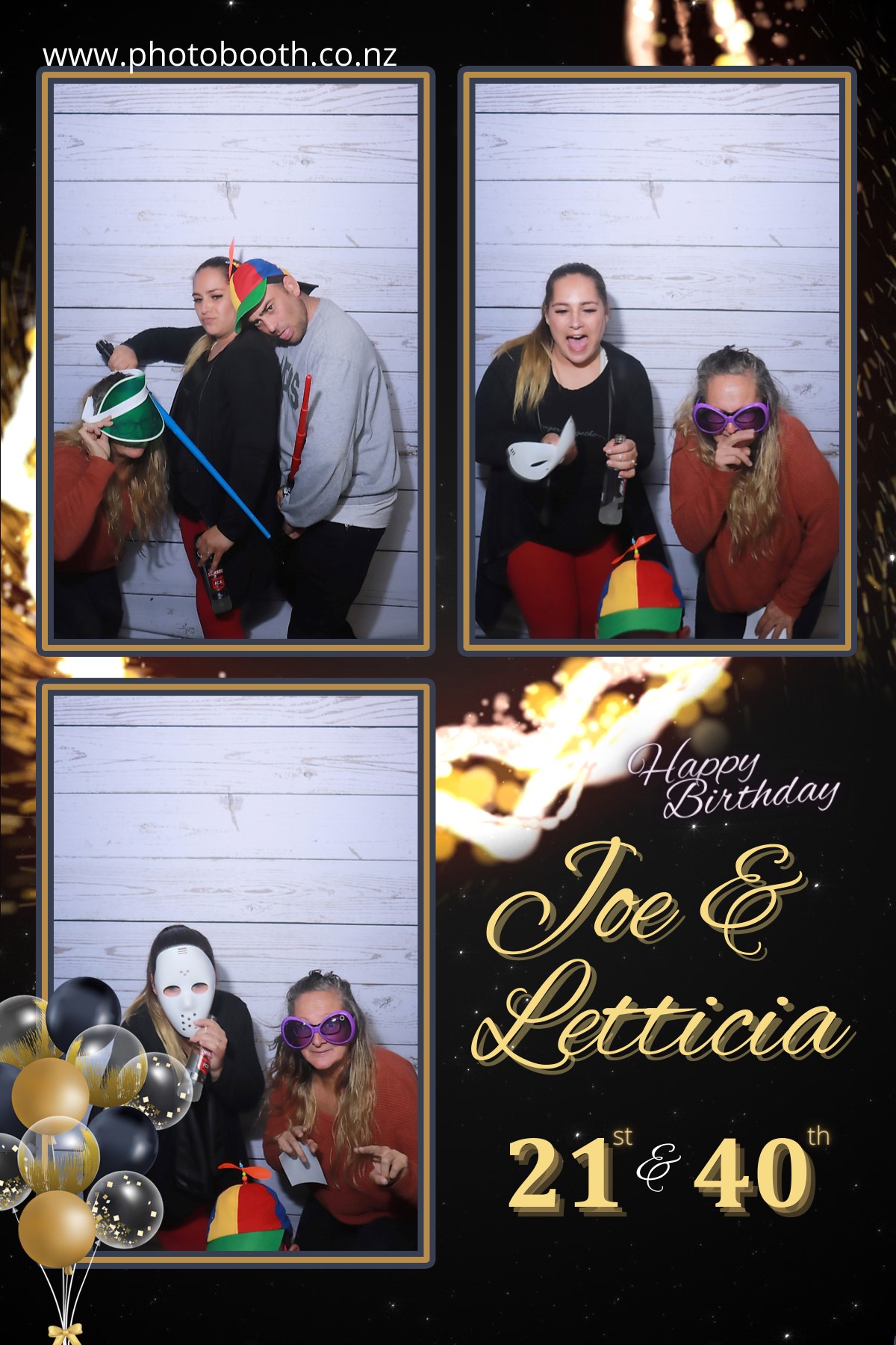 Letticia's 40th & Joe's 21st | View more photos from the event at gallery.photobooth.co.nz/u/SelfieCentral/Letticias-40th-Joes-21st