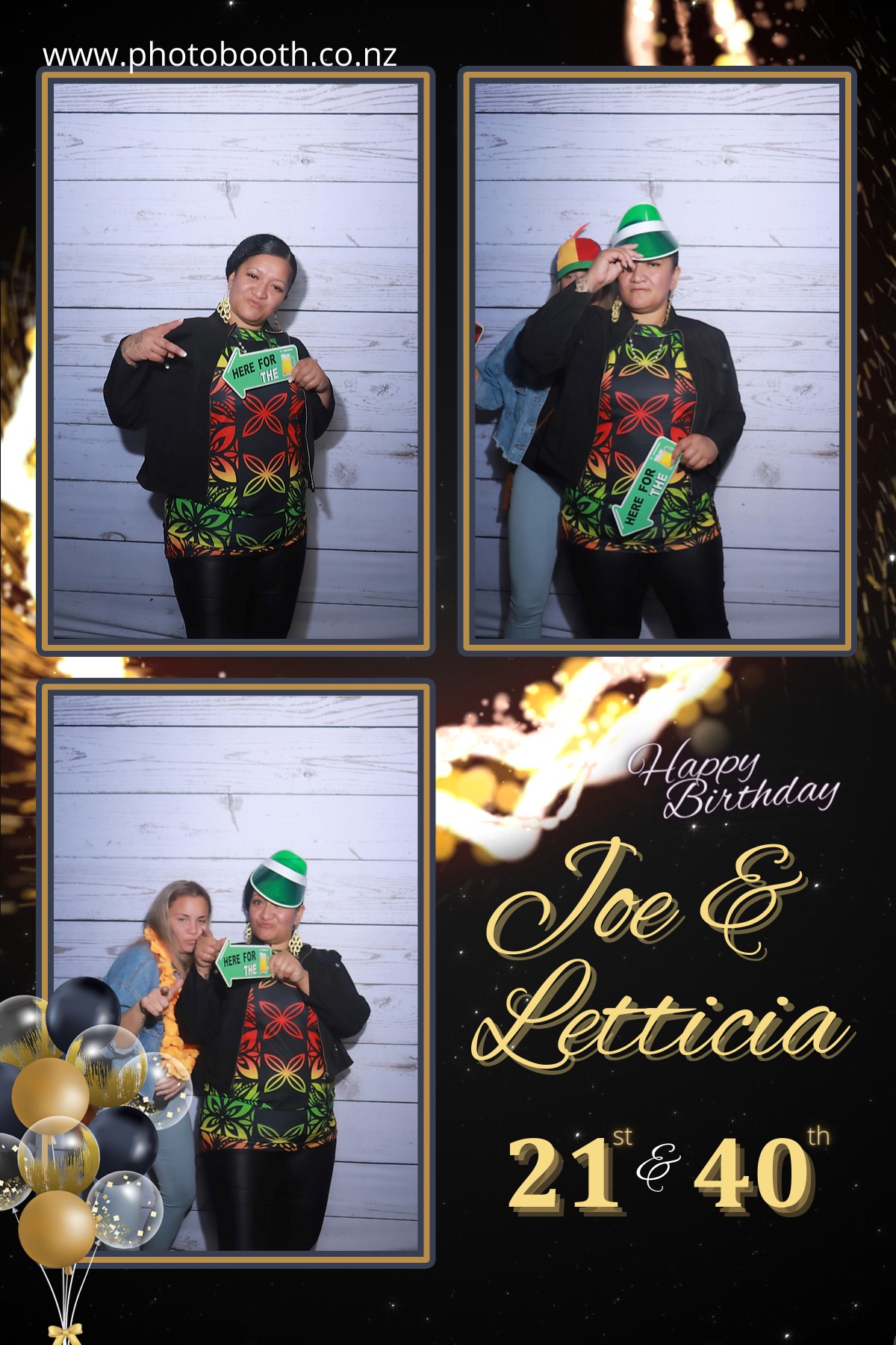 Letticia's 40th & Joe's 21st | View more photos from the event at gallery.photobooth.co.nz/u/SelfieCentral/Letticias-40th-Joes-21st