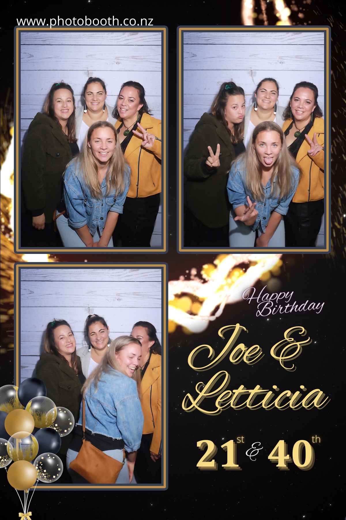 Letticia's 40th & Joe's 21st | View more photos from the event at gallery.photobooth.co.nz/u/SelfieCentral/Letticias-40th-Joes-21st