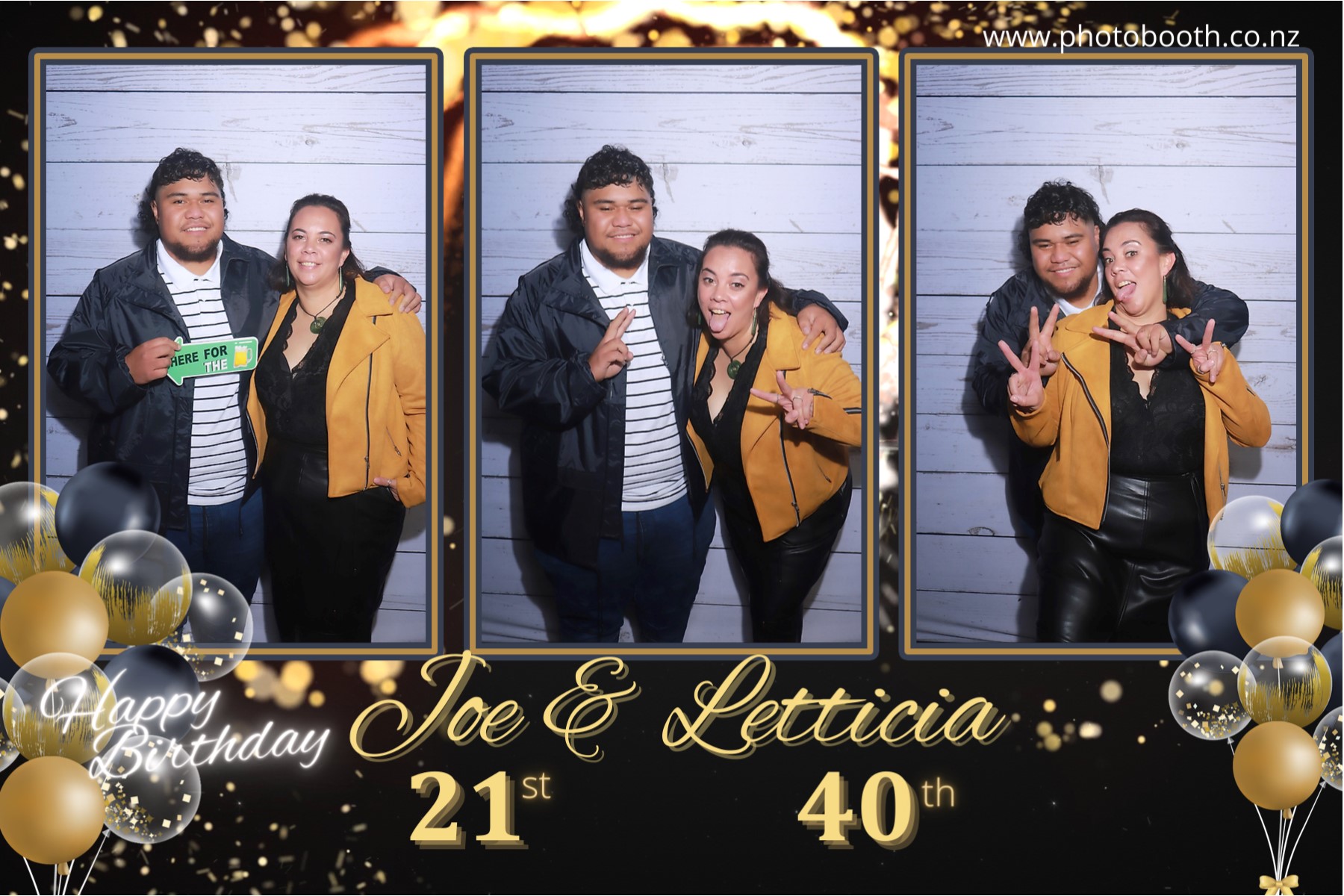Letticia's 40th & Joe's 21st | View more photos from the event at gallery.photobooth.co.nz/u/SelfieCentral/Letticias-40th-Joes-21st