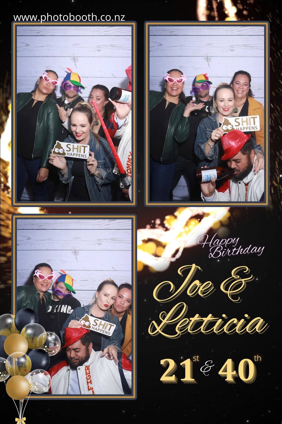 Letticia's 40th & Joe's 21st | View more photos from the event at gallery.photobooth.co.nz/u/SelfieCentral/Letticias-40th-Joes-21st