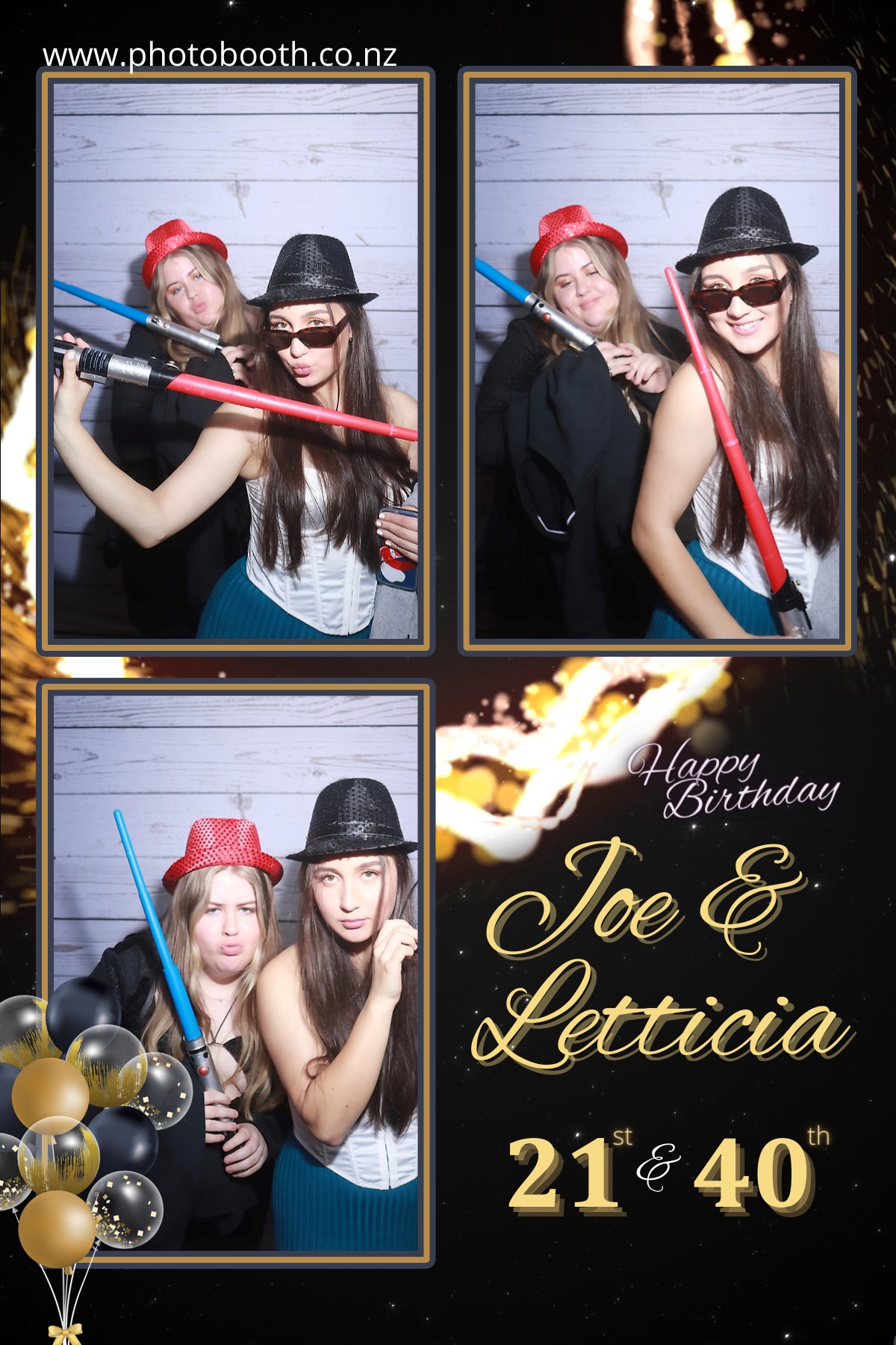 Letticia's 40th & Joe's 21st | View more photos from the event at gallery.photobooth.co.nz/u/SelfieCentral/Letticias-40th-Joes-21st
