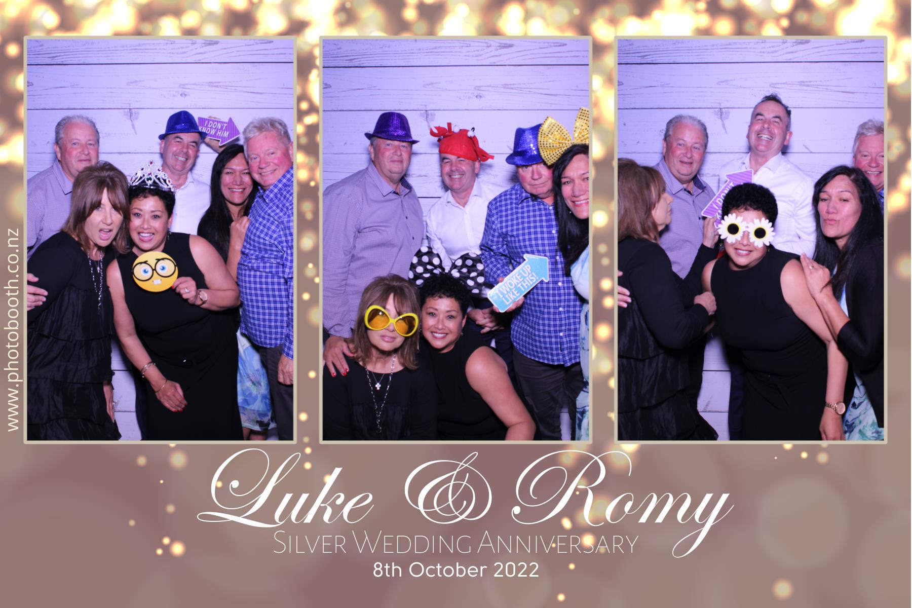 Luke & Romy's Silver Wedding Celebration | View more photos from the event at gallery.photobooth.co.nz/u/SelfieCentral/Luke-Romys-Silver-Wedding-Celebration