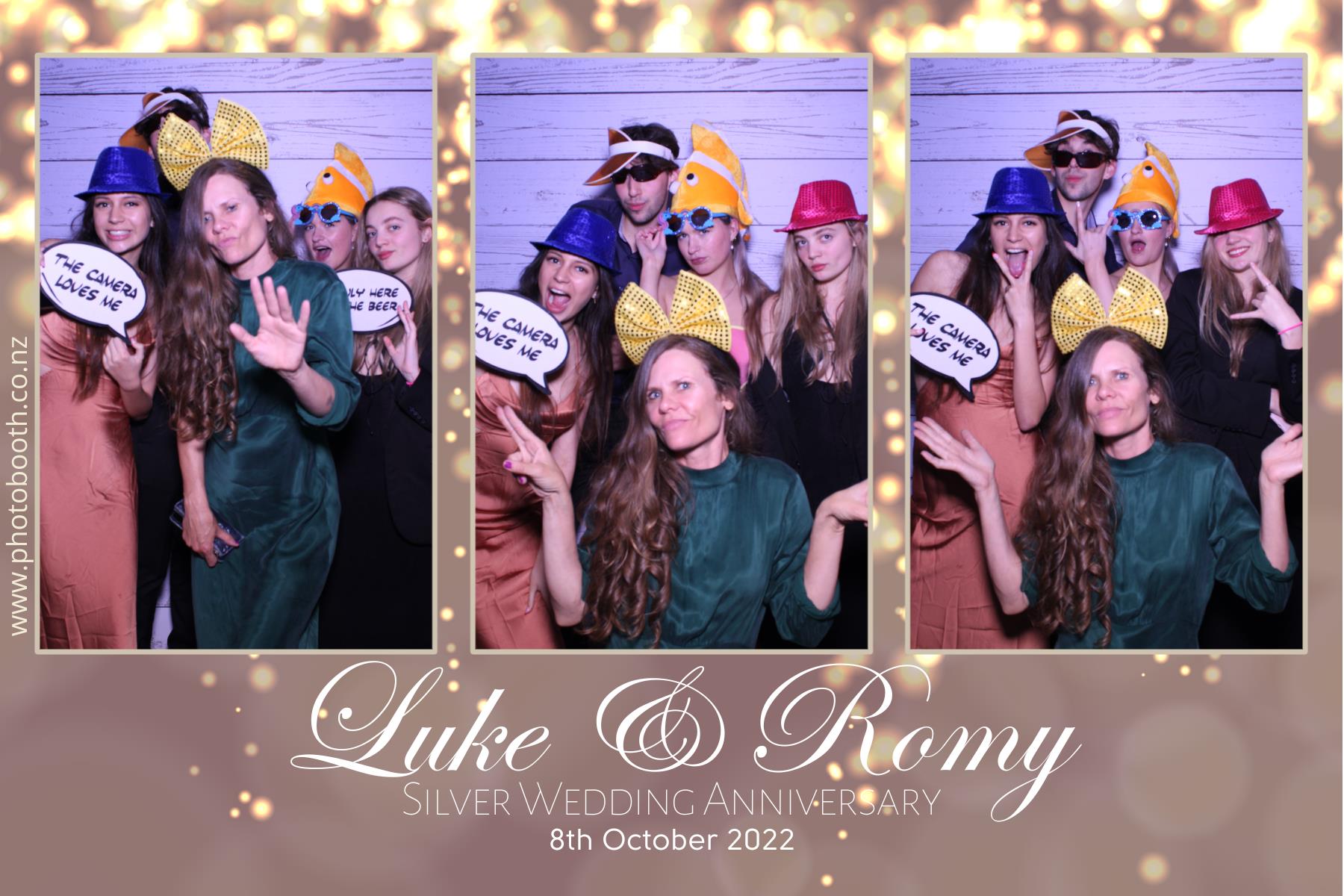 Luke & Romy's Silver Wedding Celebration | View more photos from the event at gallery.photobooth.co.nz/u/SelfieCentral/Luke-Romys-Silver-Wedding-Celebration