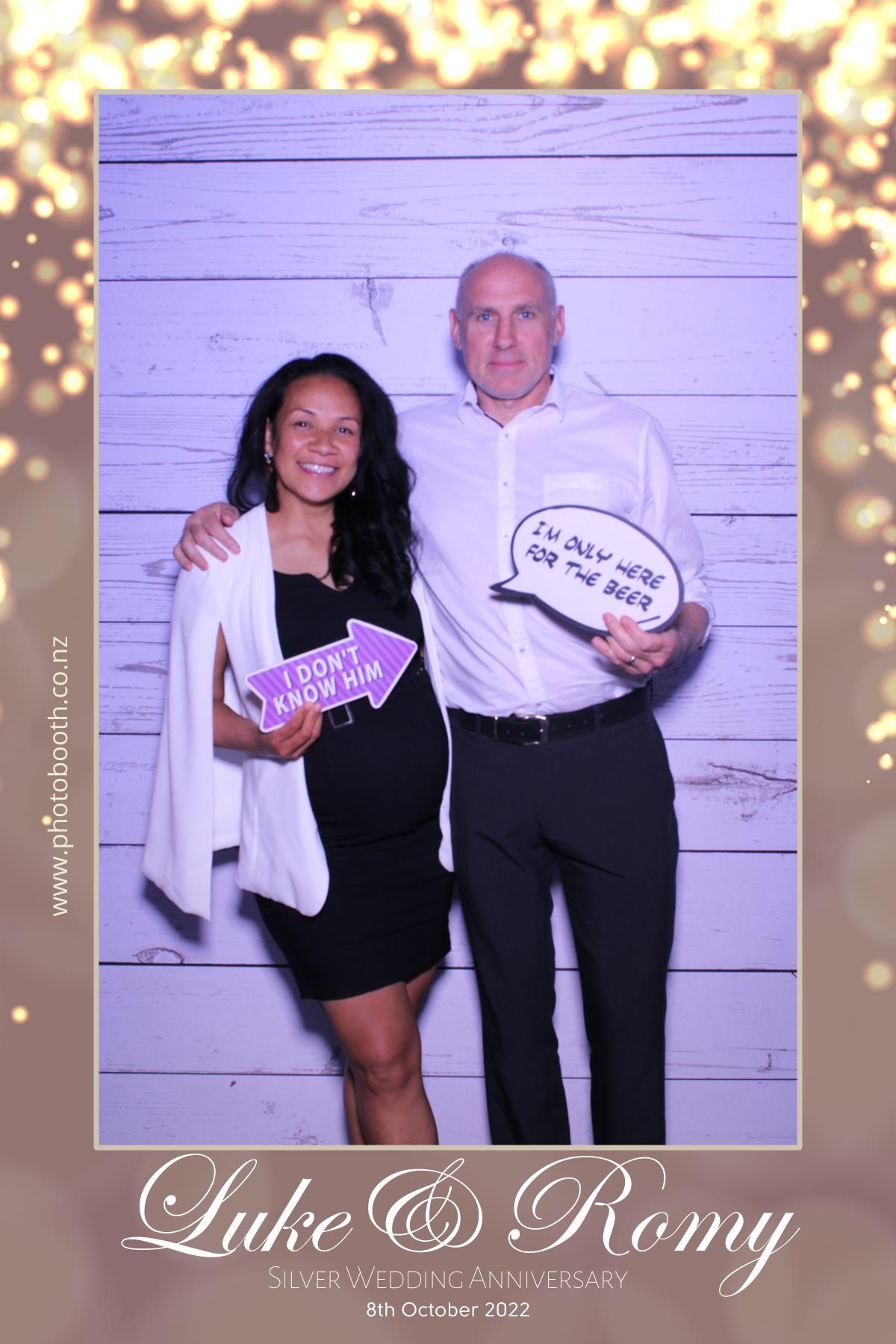 Luke & Romy's Silver Wedding Celebration | View more photos from the event at gallery.photobooth.co.nz/u/SelfieCentral/Luke-Romys-Silver-Wedding-Celebration