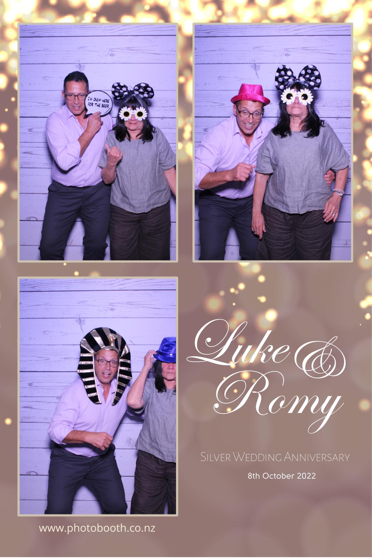 Luke & Romy's Silver Wedding Celebration | View more photos from the event at gallery.photobooth.co.nz/u/SelfieCentral/Luke-Romys-Silver-Wedding-Celebration