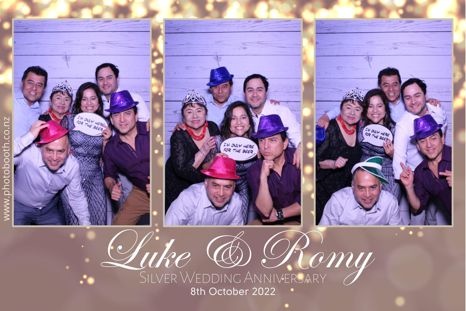Luke & Romy's Silver Wedding Celebration | View more photos from the event at gallery.photobooth.co.nz/u/SelfieCentral/Luke-Romys-Silver-Wedding-Celebration