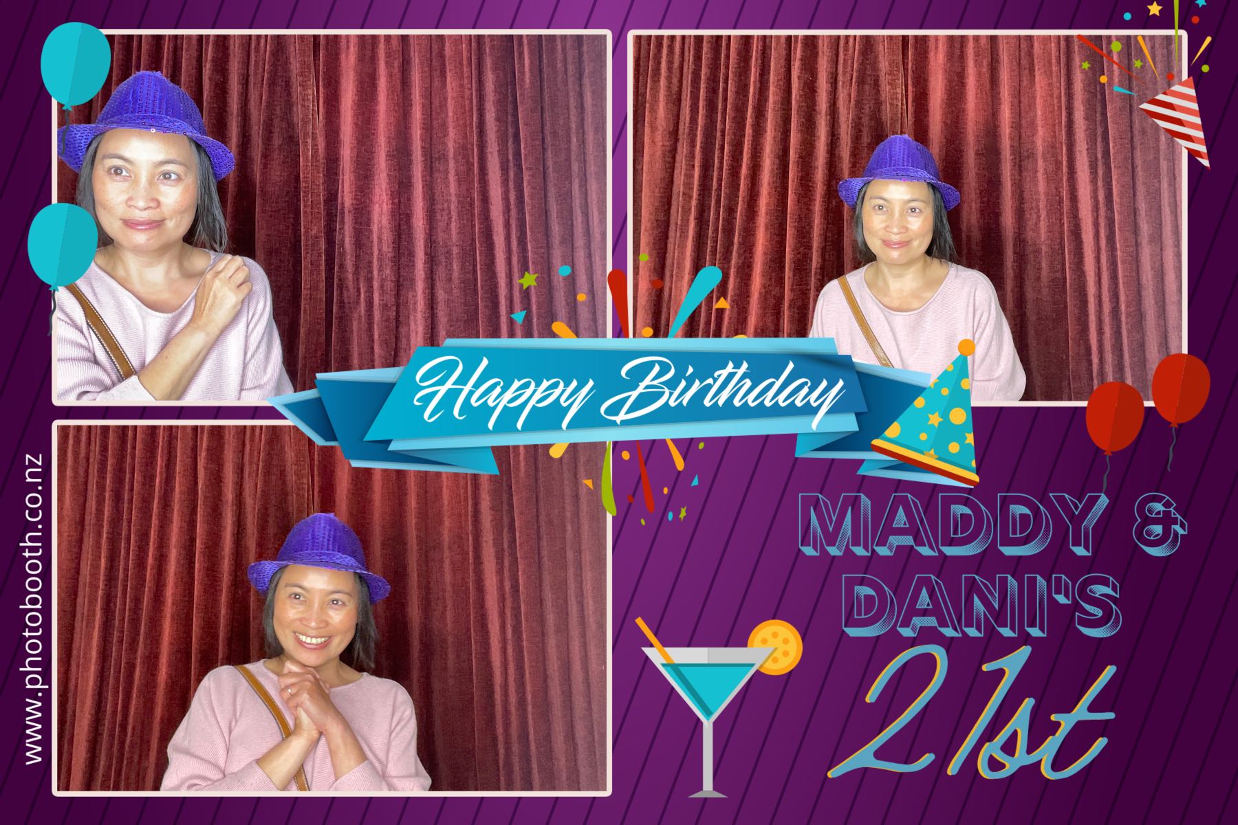Maddy & Dani's 21st | View more photos from the event at gallery.photobooth.co.nz/u/SelfieCentral/Maddy-Danis-21st