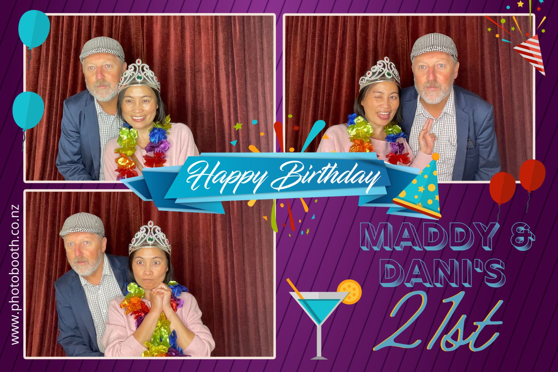 Maddy & Dani's 21st | View more photos from the event at gallery.photobooth.co.nz/u/SelfieCentral/Maddy-Danis-21st