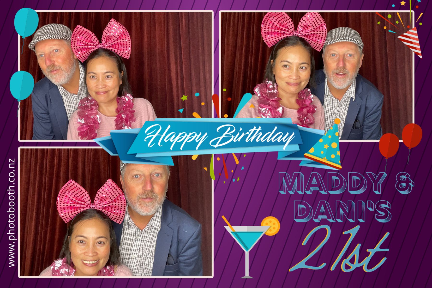 Maddy & Dani's 21st | View more photos from the event at gallery.photobooth.co.nz/u/SelfieCentral/Maddy-Danis-21st