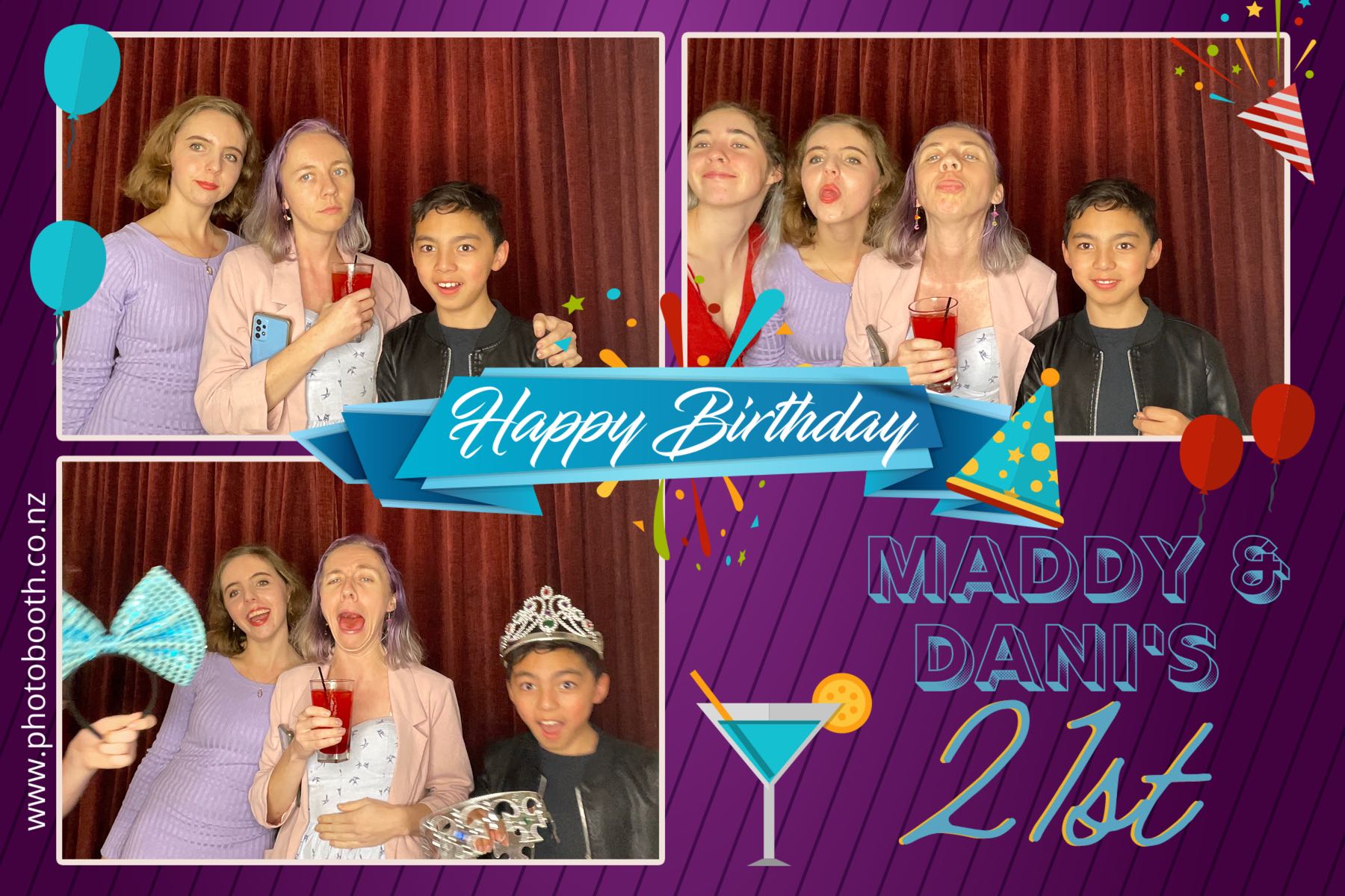 Maddy & Dani's 21st | View more photos from the event at gallery.photobooth.co.nz/u/SelfieCentral/Maddy-Danis-21st