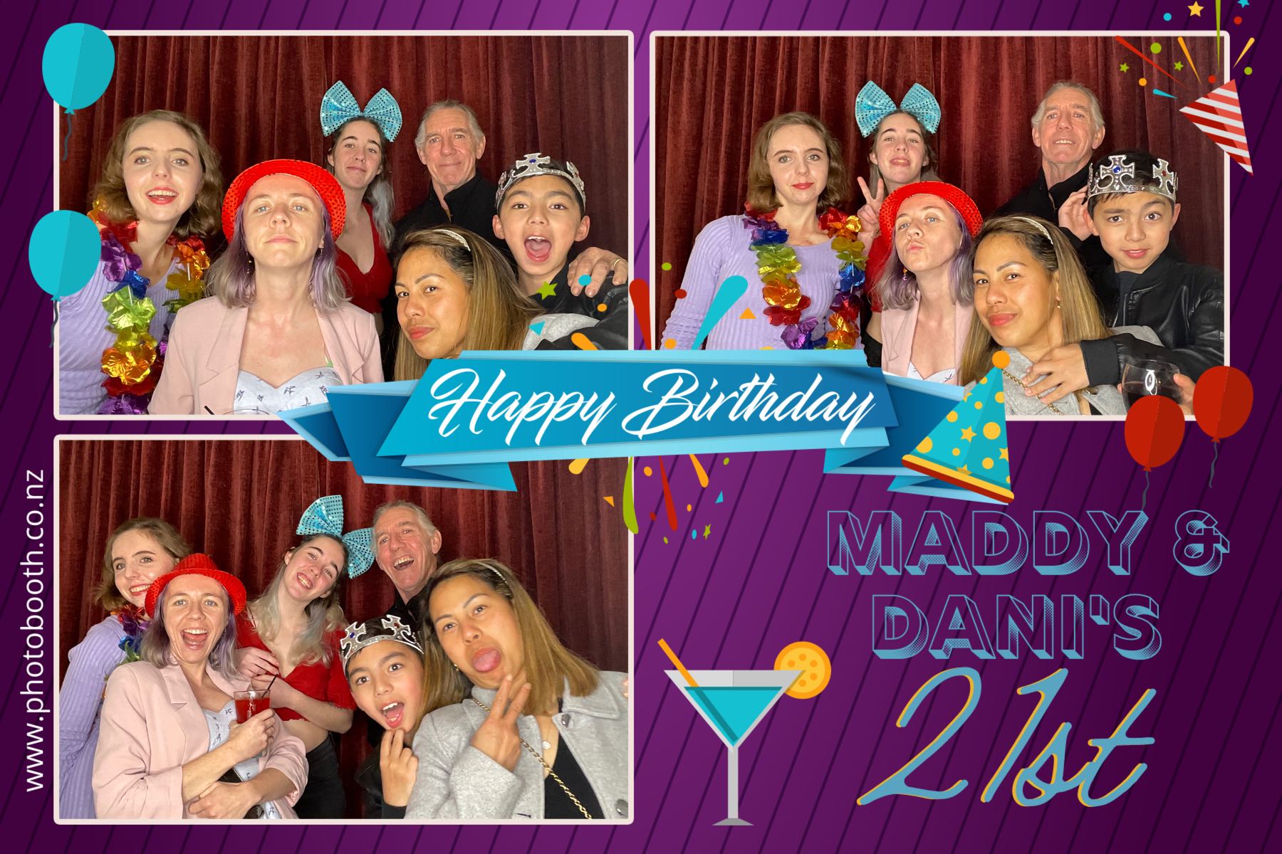 Maddy & Dani's 21st | View more photos from the event at gallery.photobooth.co.nz/u/SelfieCentral/Maddy-Danis-21st