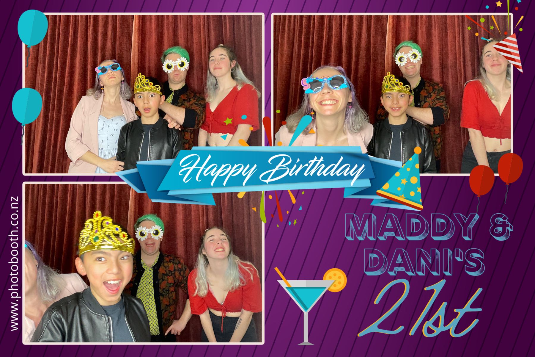 Maddy & Dani's 21st | View more photos from the event at gallery.photobooth.co.nz/u/SelfieCentral/Maddy-Danis-21st