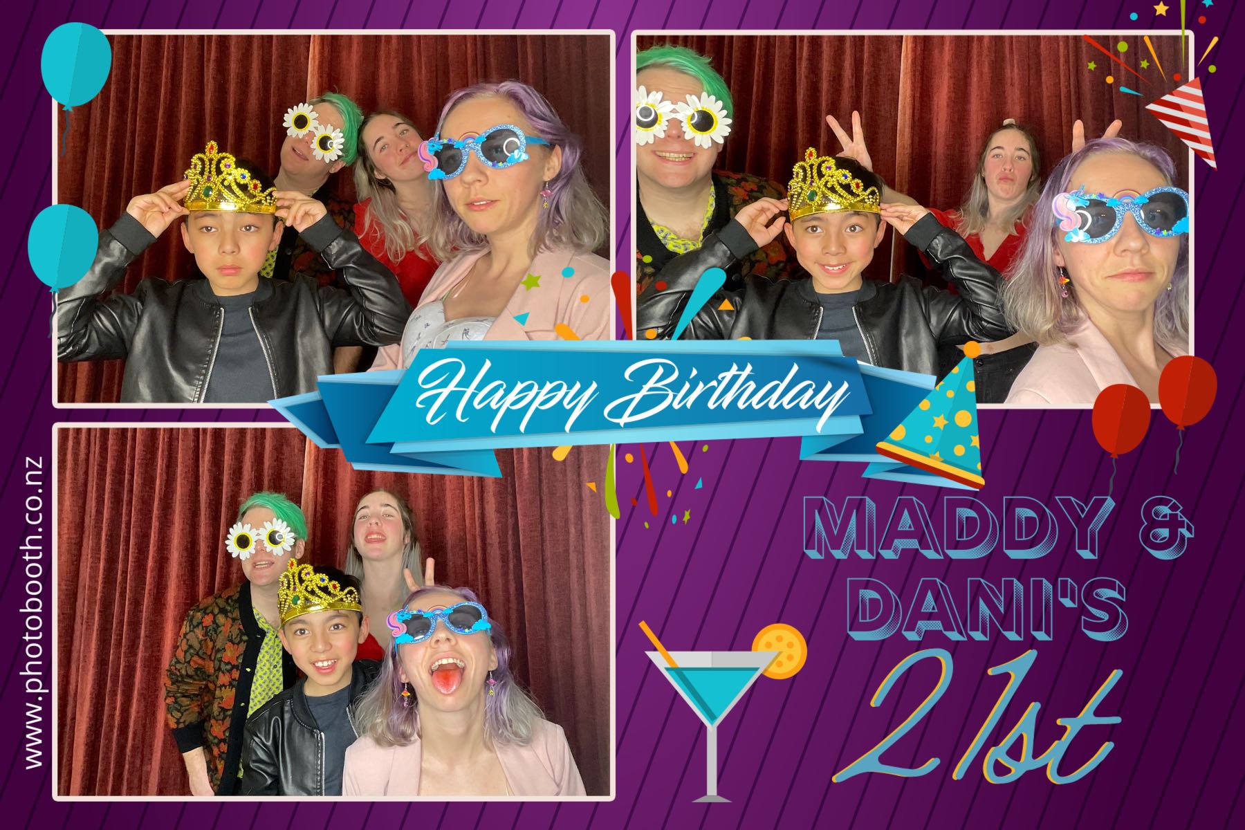 Maddy & Dani's 21st | View more photos from the event at gallery.photobooth.co.nz/u/SelfieCentral/Maddy-Danis-21st