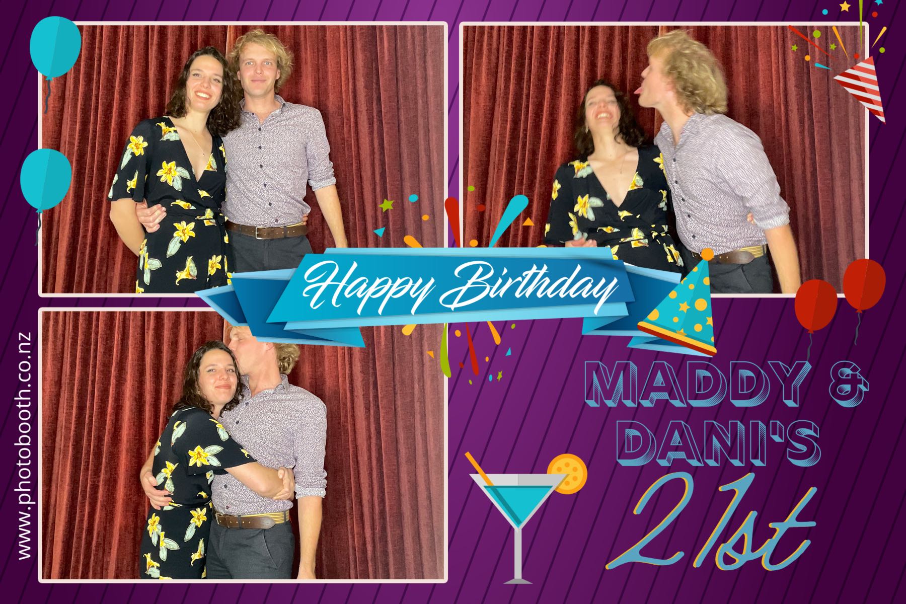 Maddy & Dani's 21st | View more photos from the event at gallery.photobooth.co.nz/u/SelfieCentral/Maddy-Danis-21st