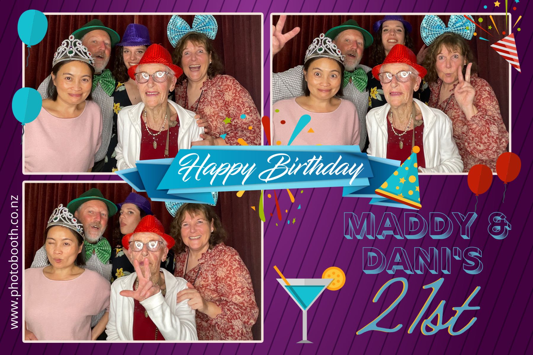 Maddy & Dani's 21st | View more photos from the event at gallery.photobooth.co.nz/u/SelfieCentral/Maddy-Danis-21st