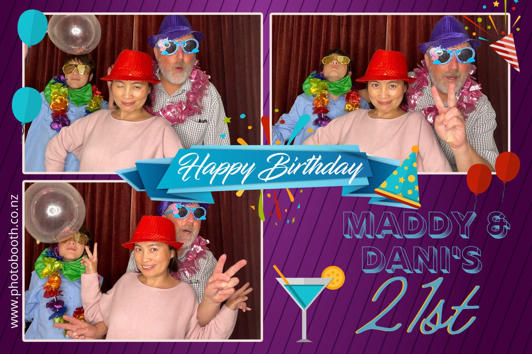 Maddy & Dani's 21st | View more photos from the event at gallery.photobooth.co.nz/u/SelfieCentral/Maddy-Danis-21st