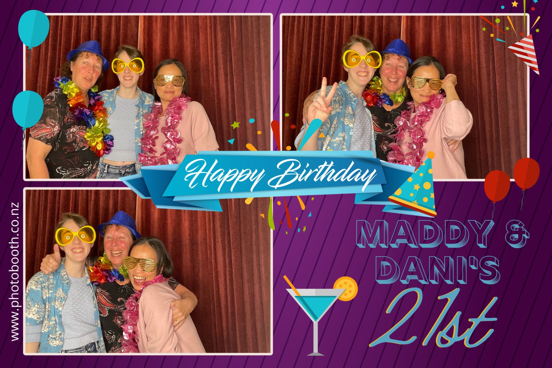 Maddy & Dani's 21st | View more photos from the event at gallery.photobooth.co.nz/u/SelfieCentral/Maddy-Danis-21st