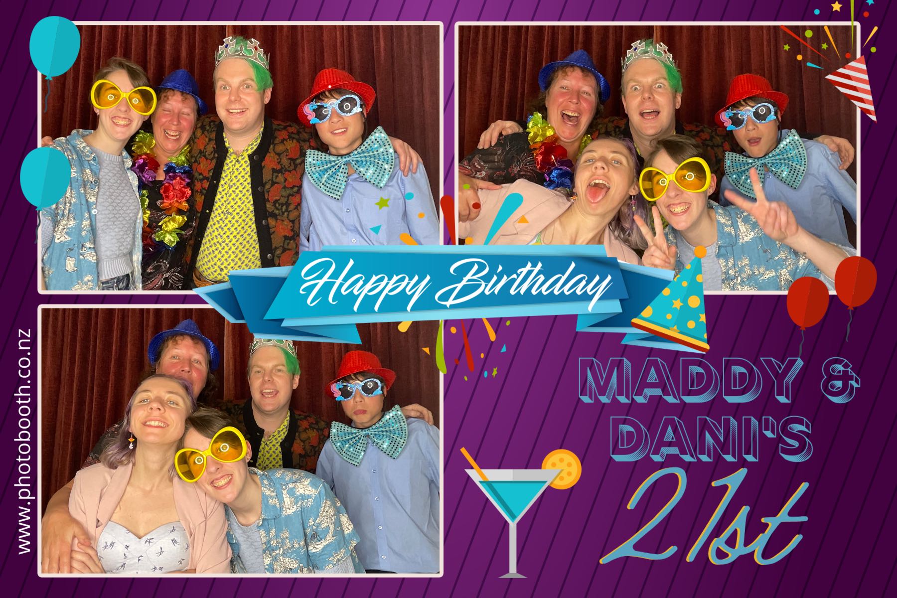 Maddy & Dani's 21st | View more photos from the event at gallery.photobooth.co.nz/u/SelfieCentral/Maddy-Danis-21st