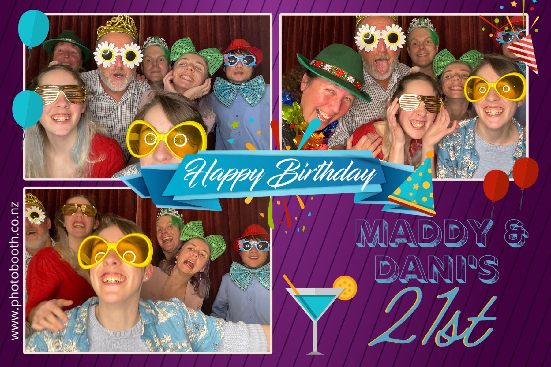 Maddy & Dani's 21st | View more photos from the event at gallery.photobooth.co.nz/u/SelfieCentral/Maddy-Danis-21st